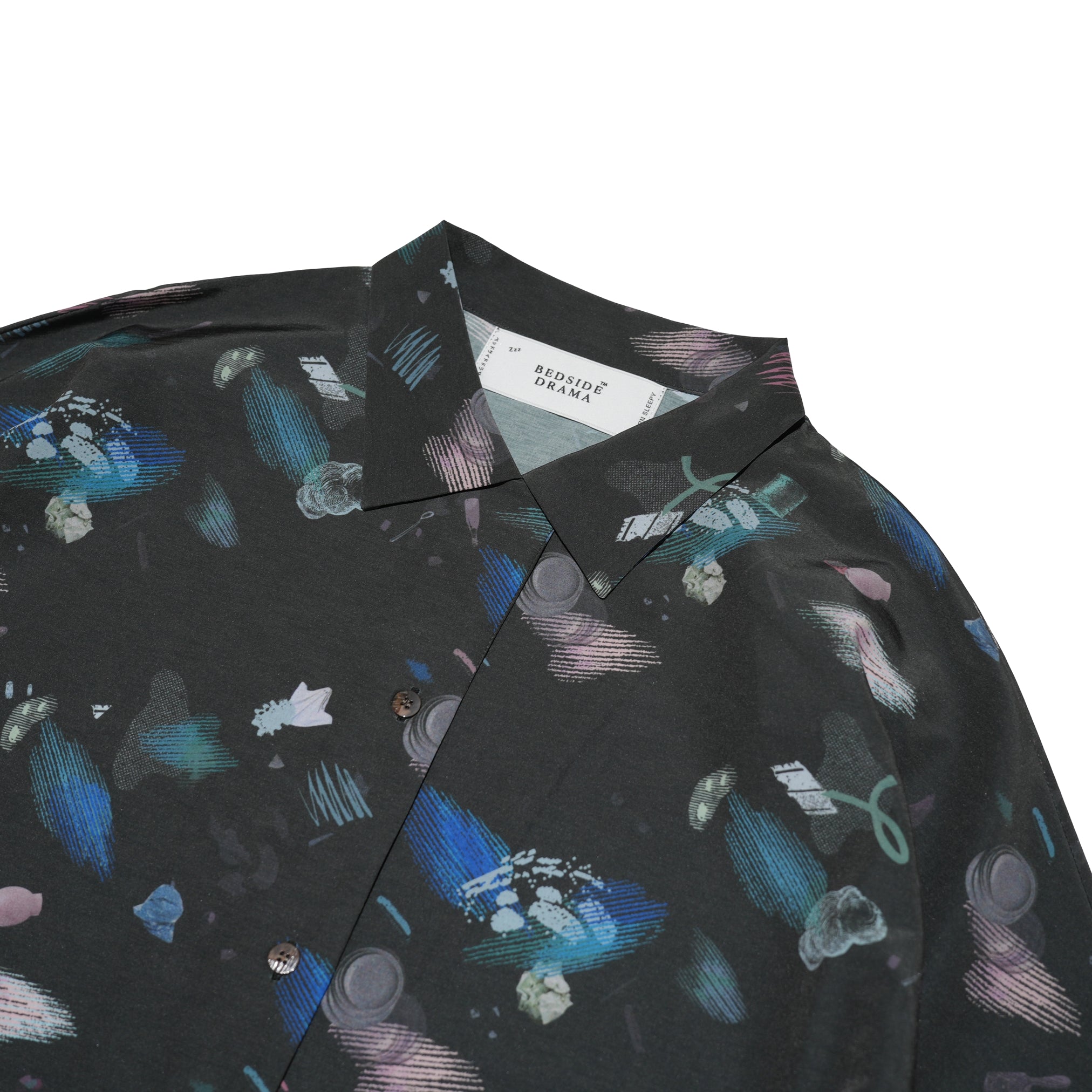 bsd24SS-08 | Poltergeist Halfsleeve Shirt | Color:Black【BEDSIDEDRAMA_ベッドサイドドラマ】【archive】