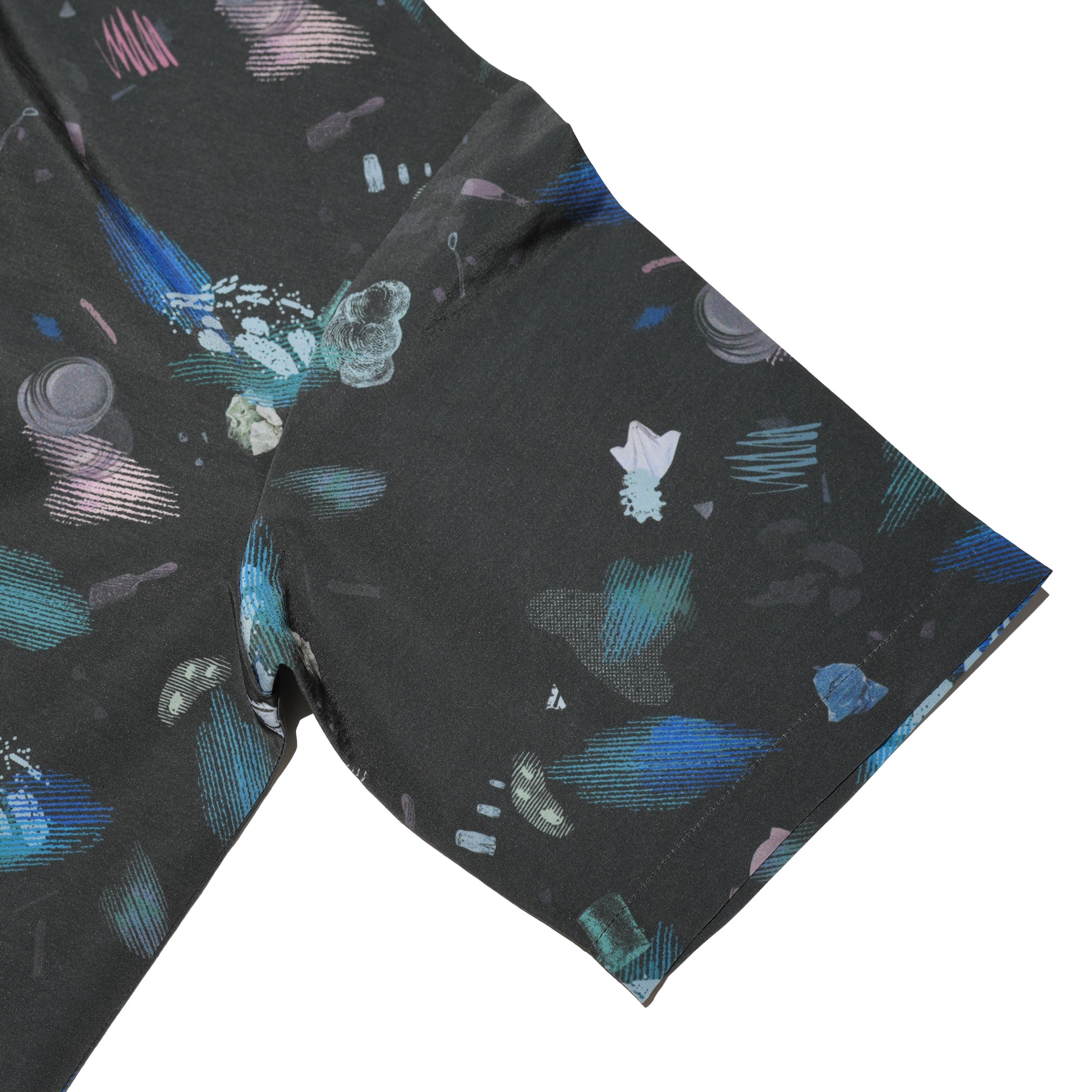 bsd24SS-08 | Poltergeist Halfsleeve Shirt | Color:Black【BEDSIDEDRAMA_ベッドサイドドラマ】【archive】