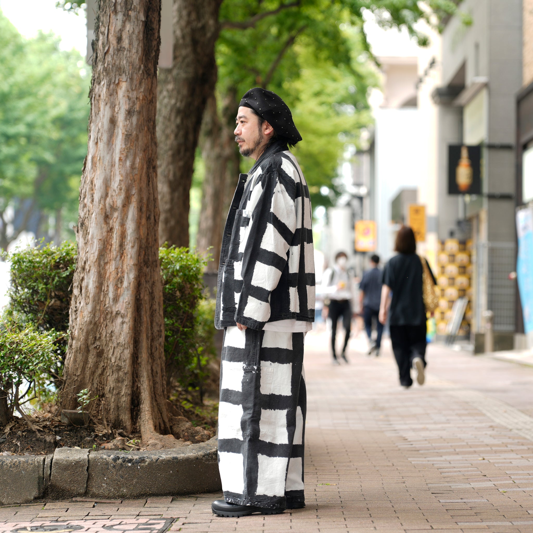 Licorice Check Forager Coat 【MEALS CLOTHING_ミールズクロージング】