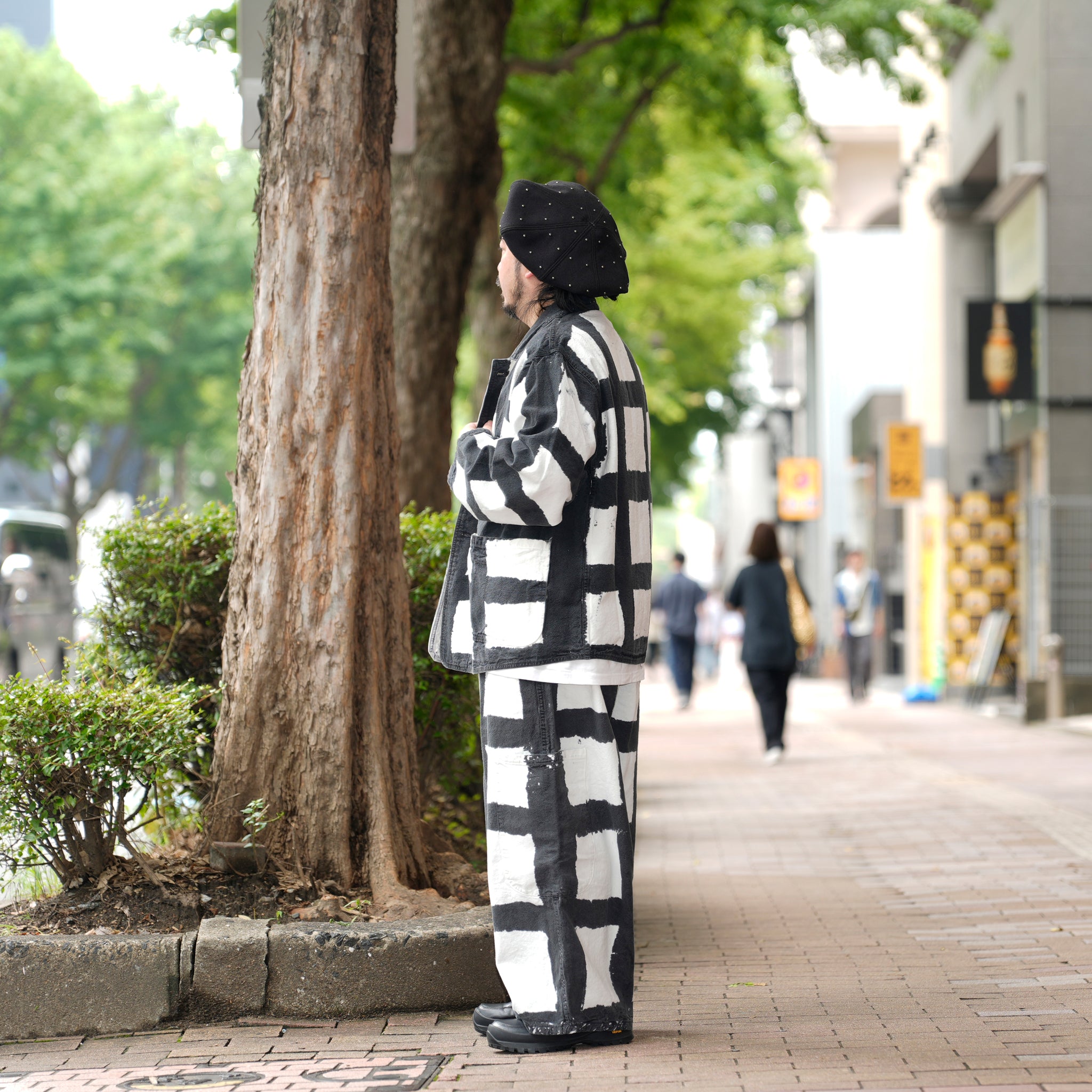 Licorice Check Forager Coat 【MEALS CLOTHING_ミールズクロージング】