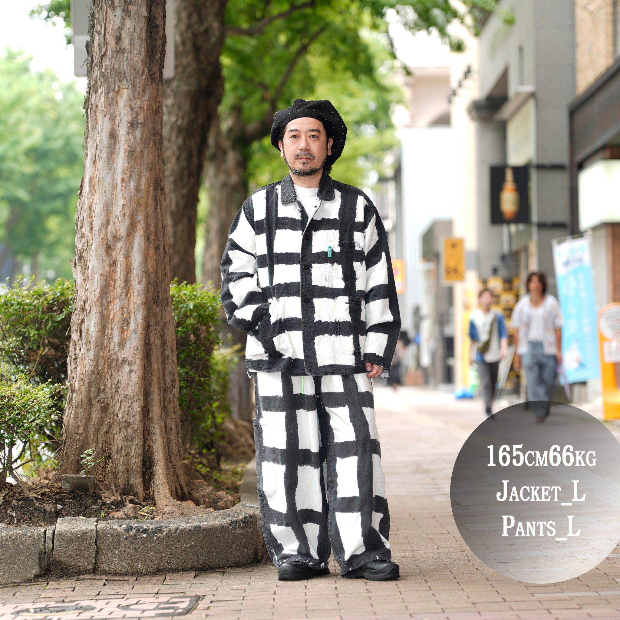 Licorice Check Forager Coat 【MEALS CLOTHING_ミールズクロージング】