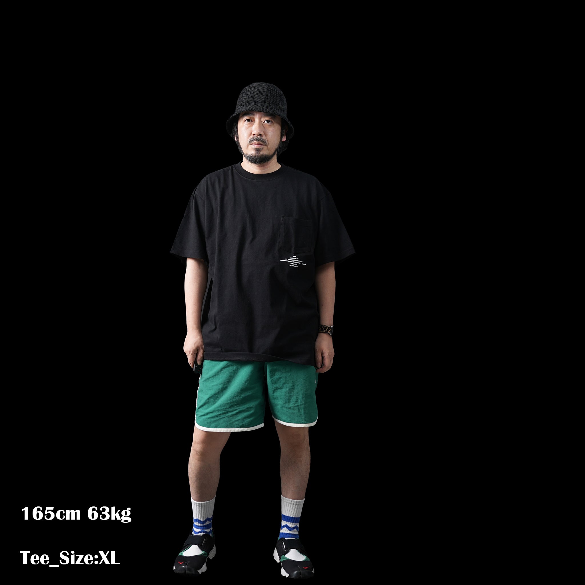 No:2317 | Name:DS-POCKETEE | Color:White/Black【ANRIVALED_アンライバルド】【ネコポス選択可能】
