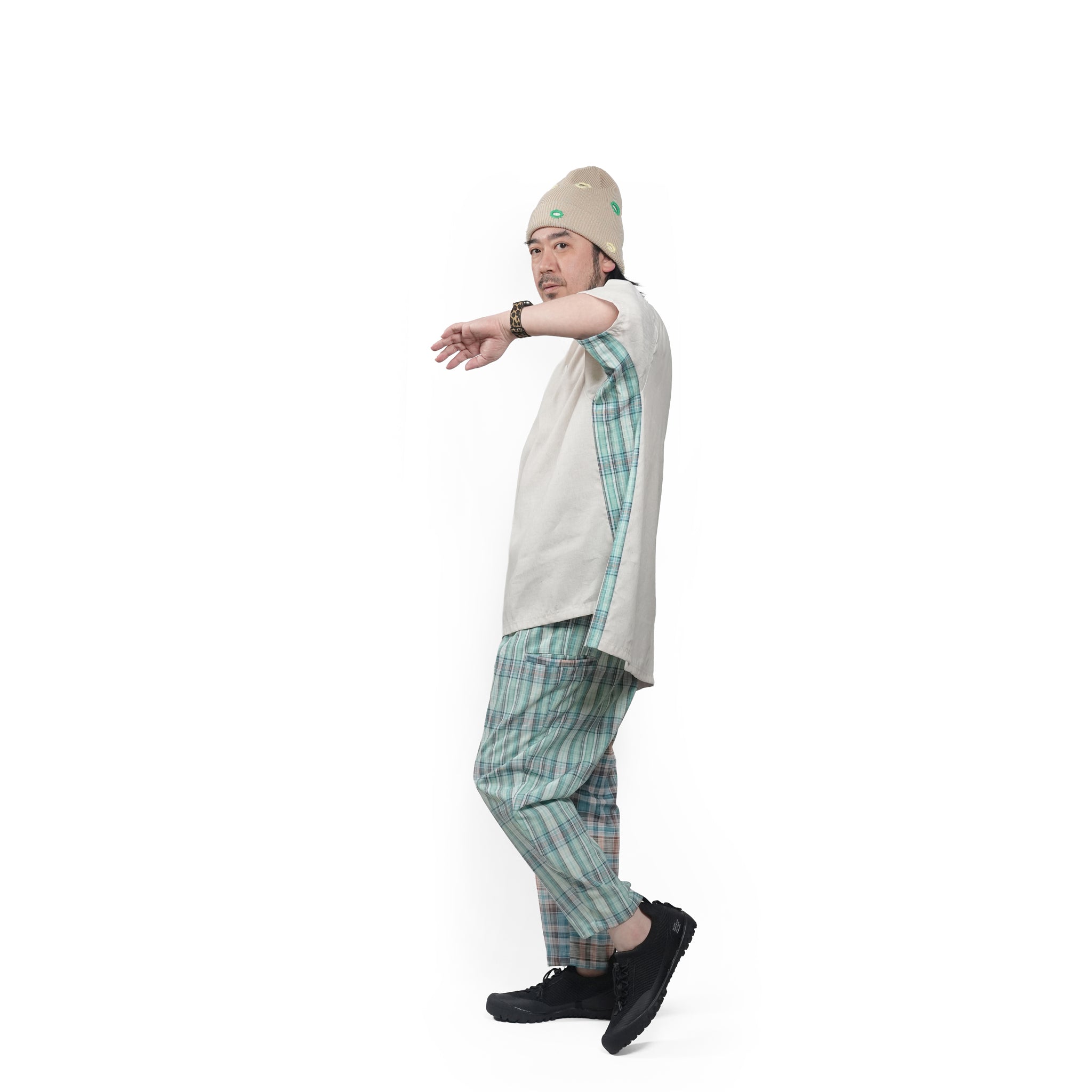 PEDESTRIAN WIDE PANTS– Green | STOF