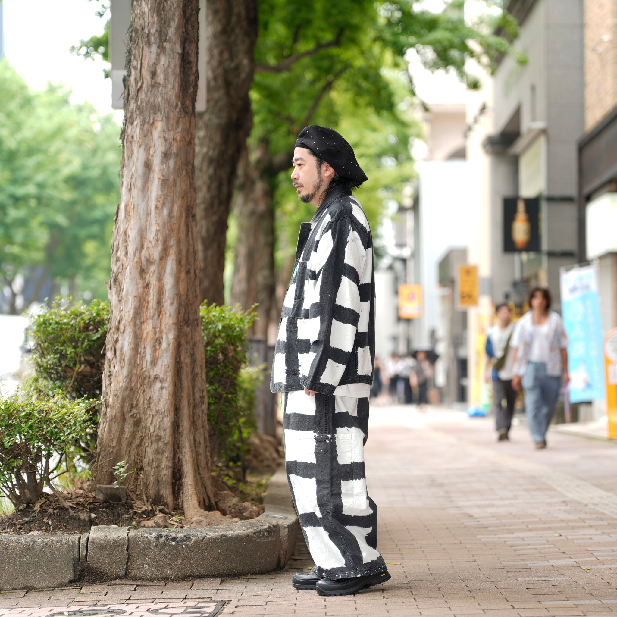 Licorice Check Chef Pant | Meals Clothing