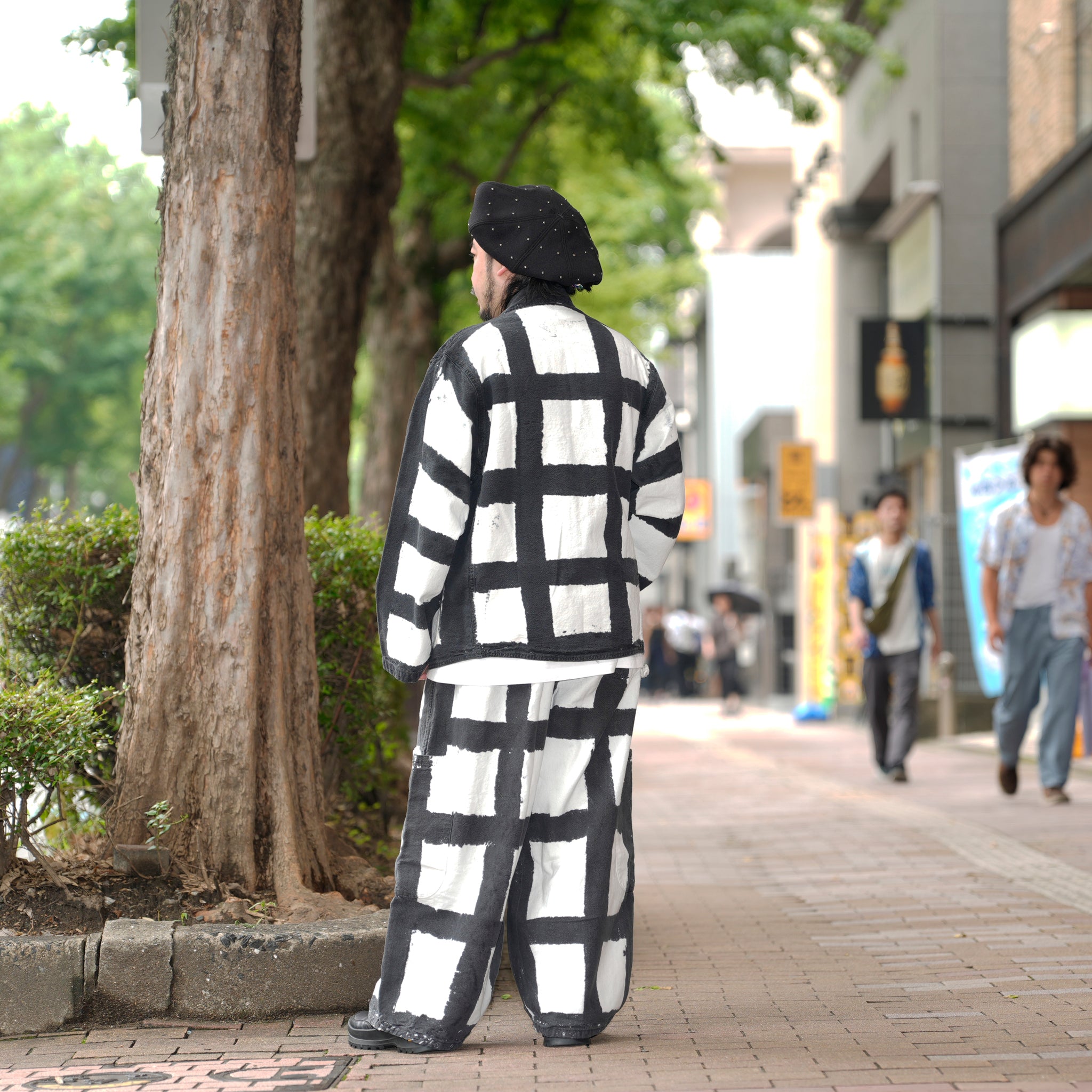 Licorice Check Forager Coat 【MEALS CLOTHING_ミールズクロージング】