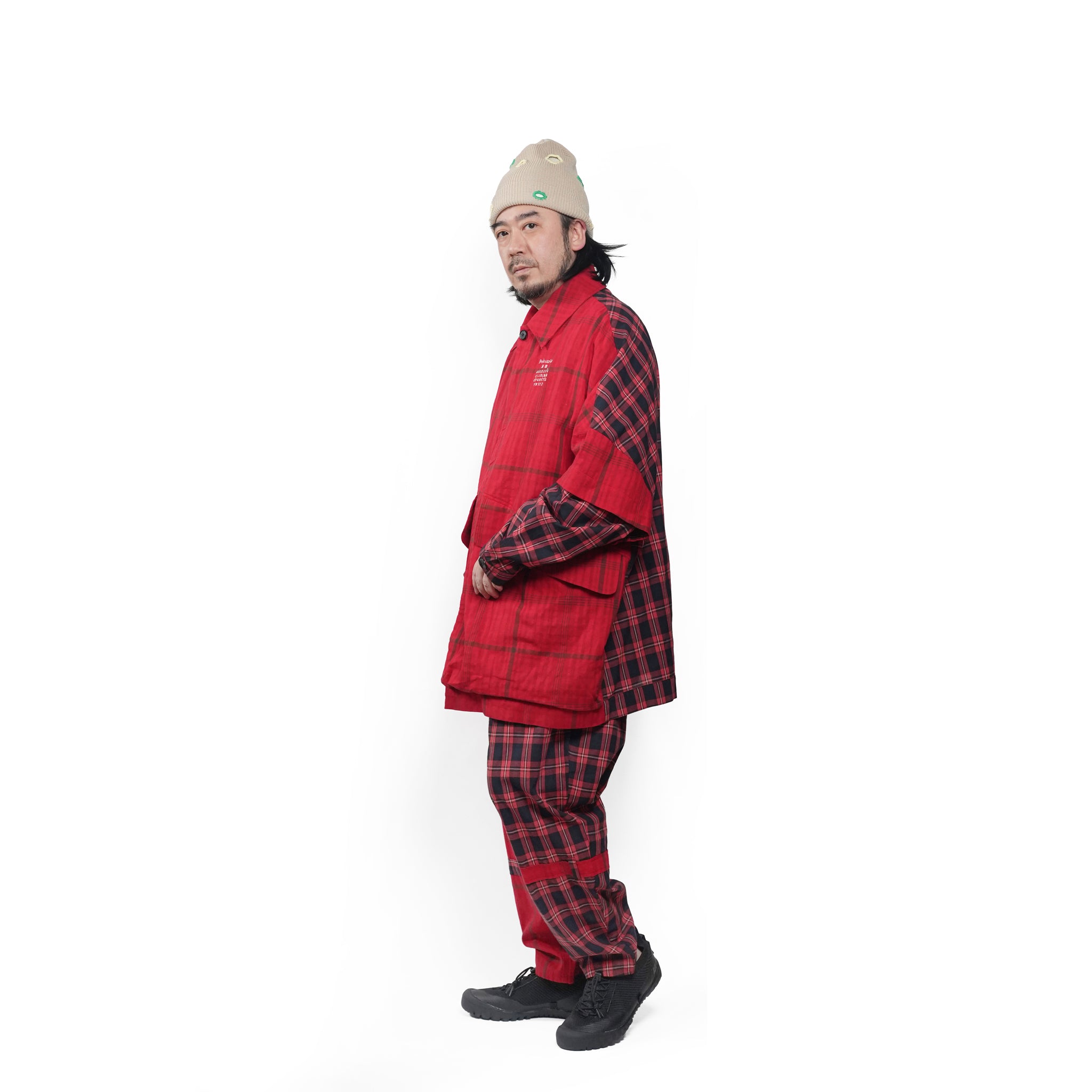 TRIBE EMBROI CHANGE JACKET– Red | STOF