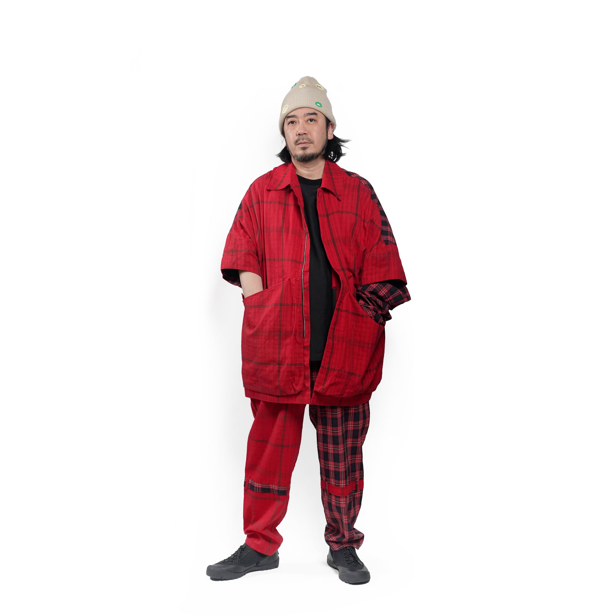 TRIBE EMBROI CHANGE JACKET– Red | STOF