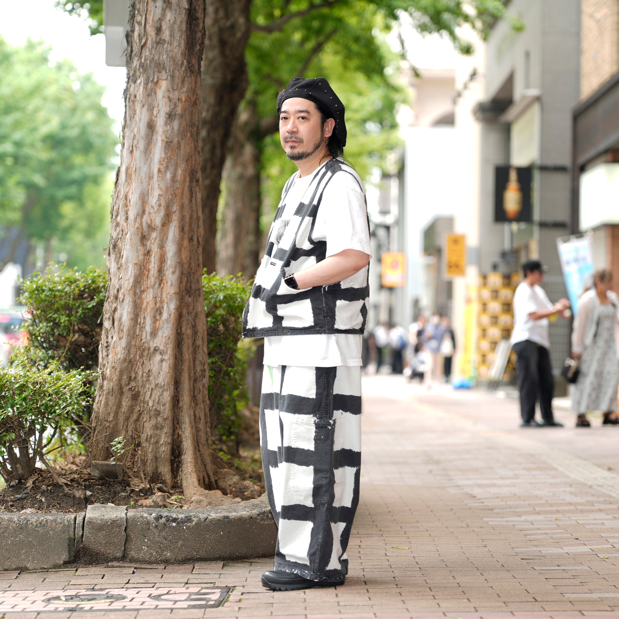 Licorice Check Chef Pant | Meals Clothing