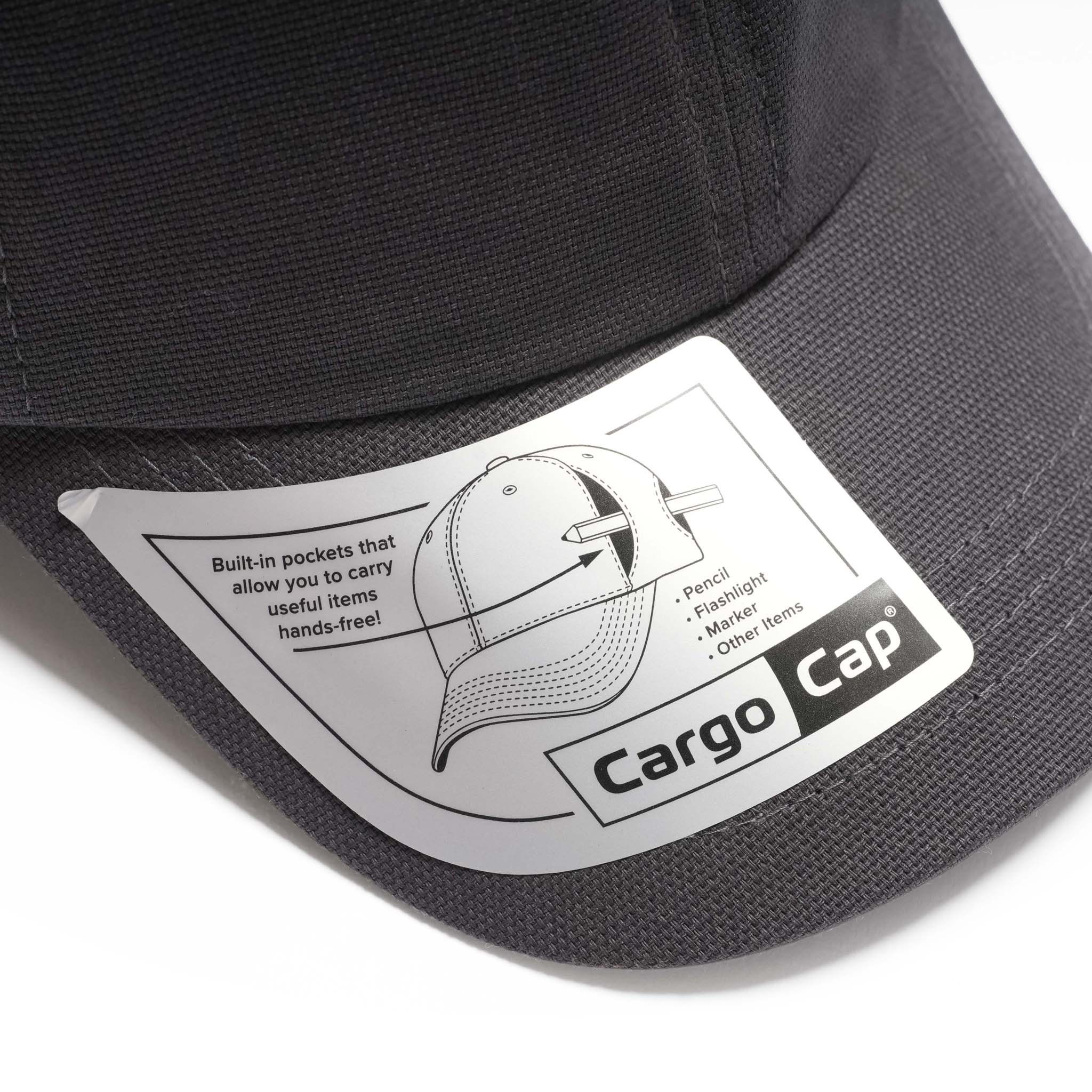 Outdoor Cap Cargo Cap with pockets | Col_Black / Brown / Graphite【Out Door Cap】