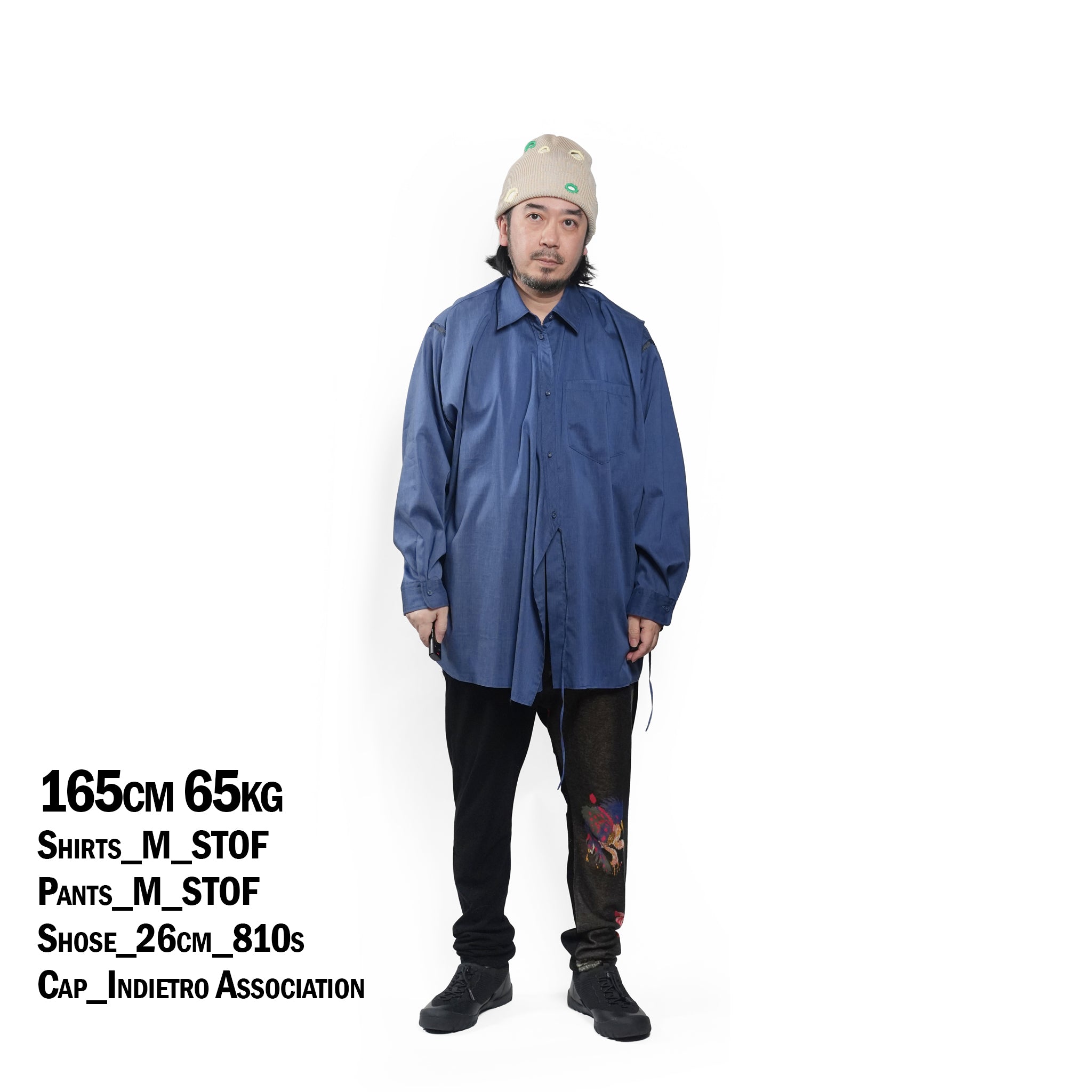 SAMUE SHIRT 改– Blue | STOF