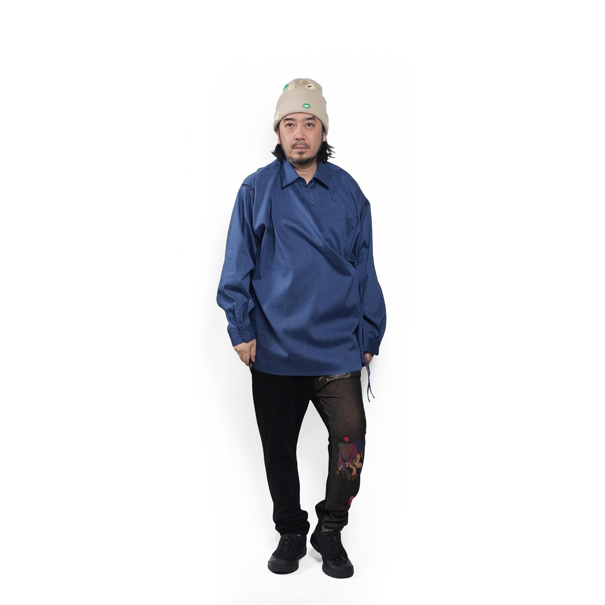 SAMUE SHIRT 改– Blue | STOF