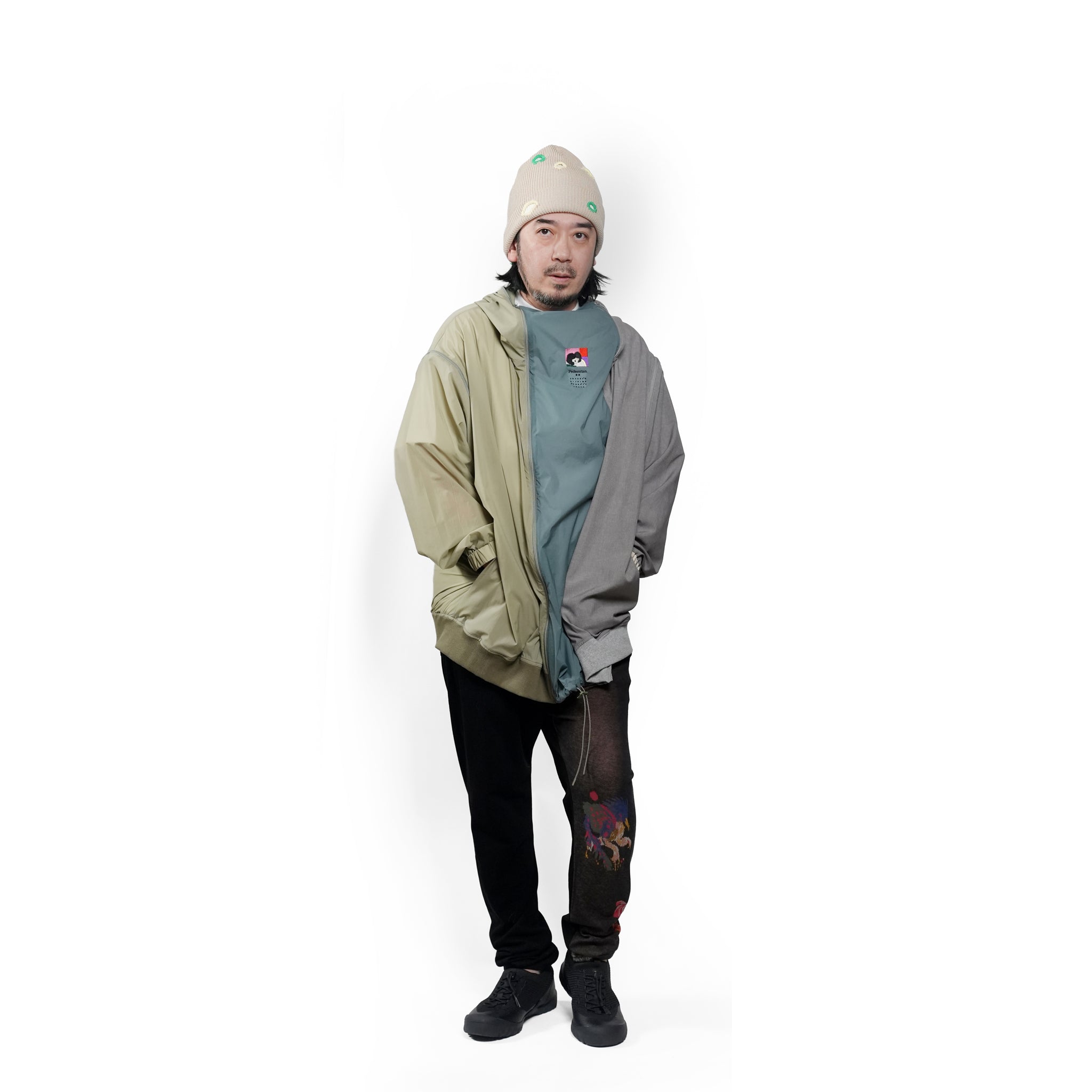 MNEELYTITN-GSHCIROTLSOR 3WAY HOODIE JACKET | Color_Grey | No_SF26SS-11_Grey【STOF_ストフ】