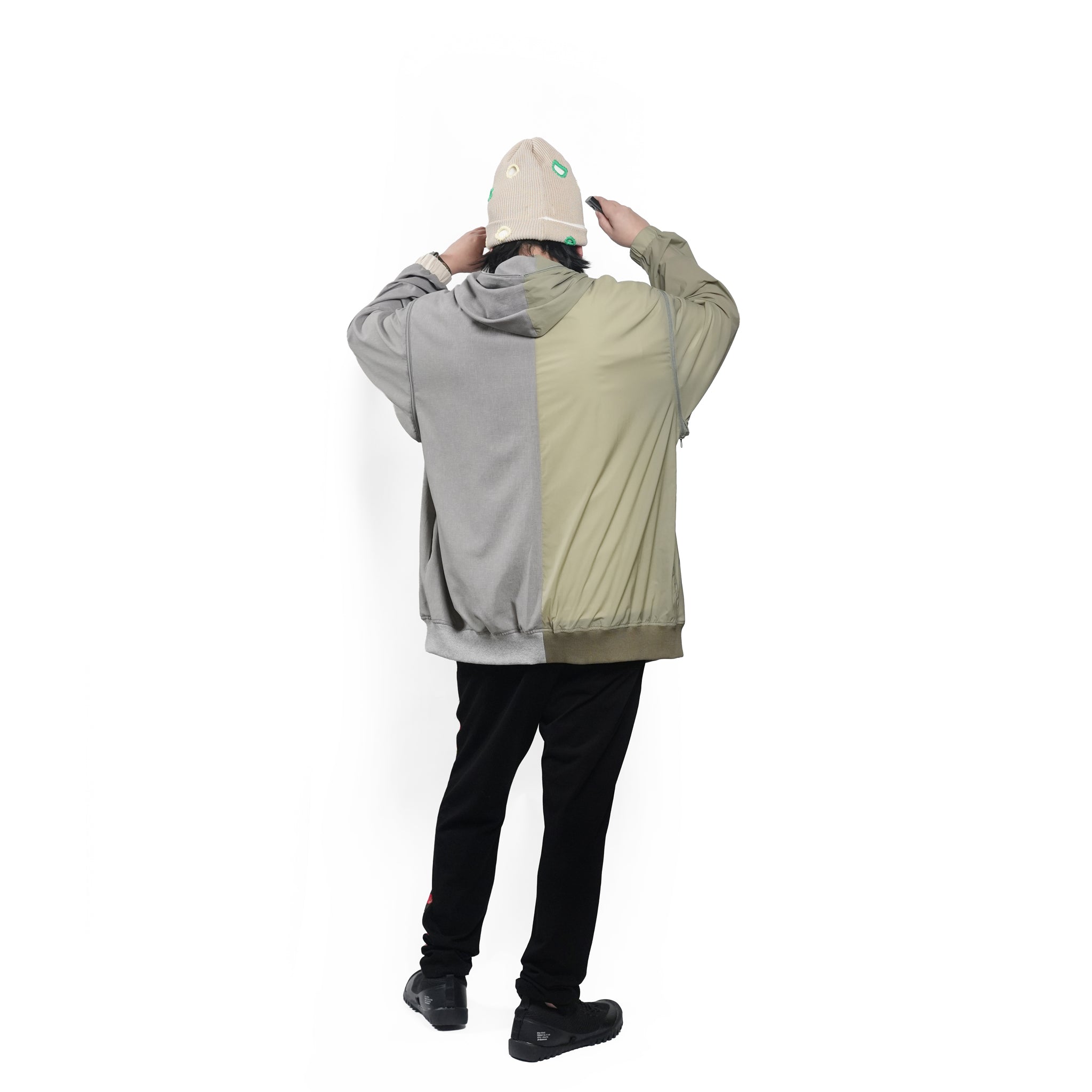 MNEELYTITN-GSHCIROTLSOR 3WAY HOODIE JACKET– Grey | STOF