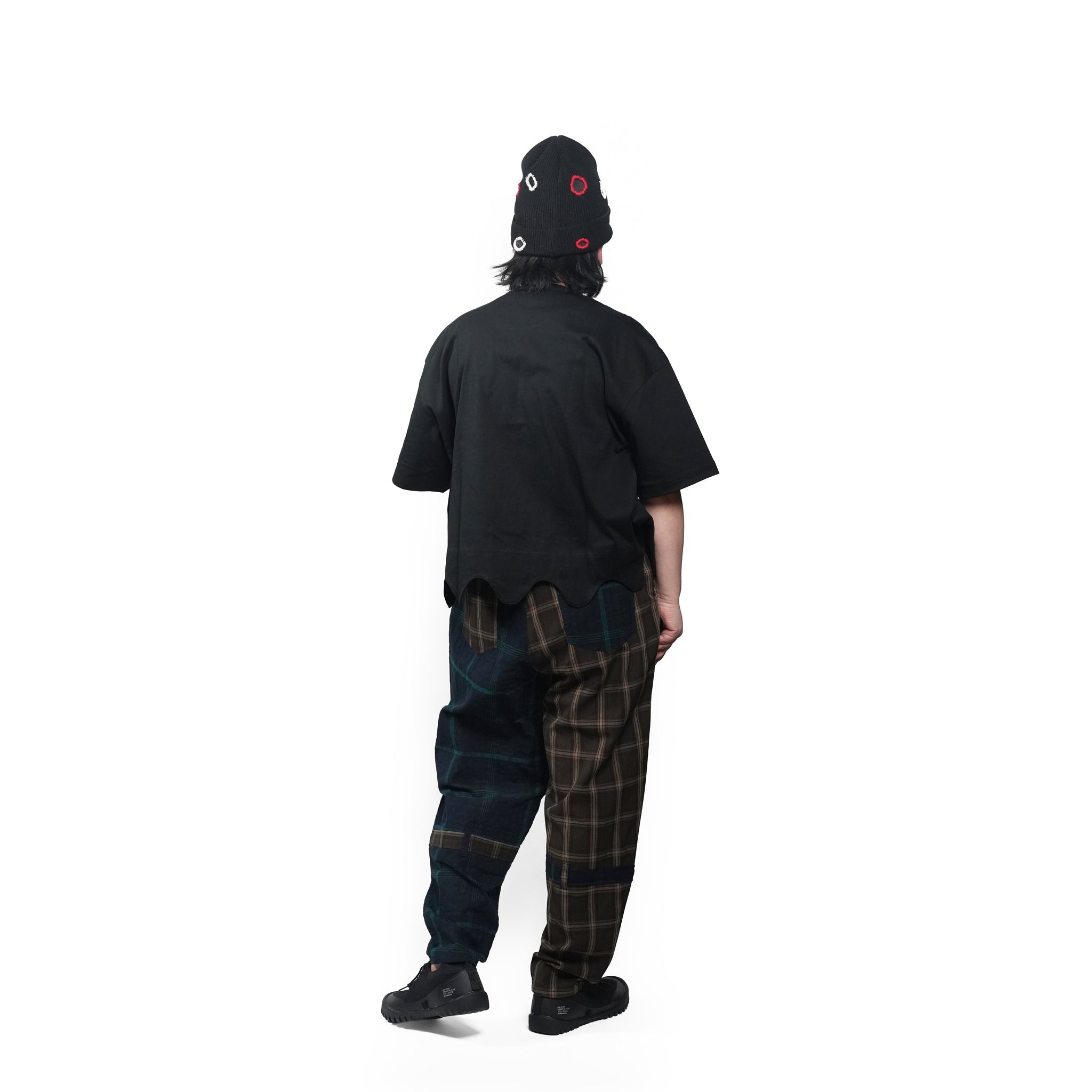 MIX CHECK BONTAGE PANTS– Black | STOF