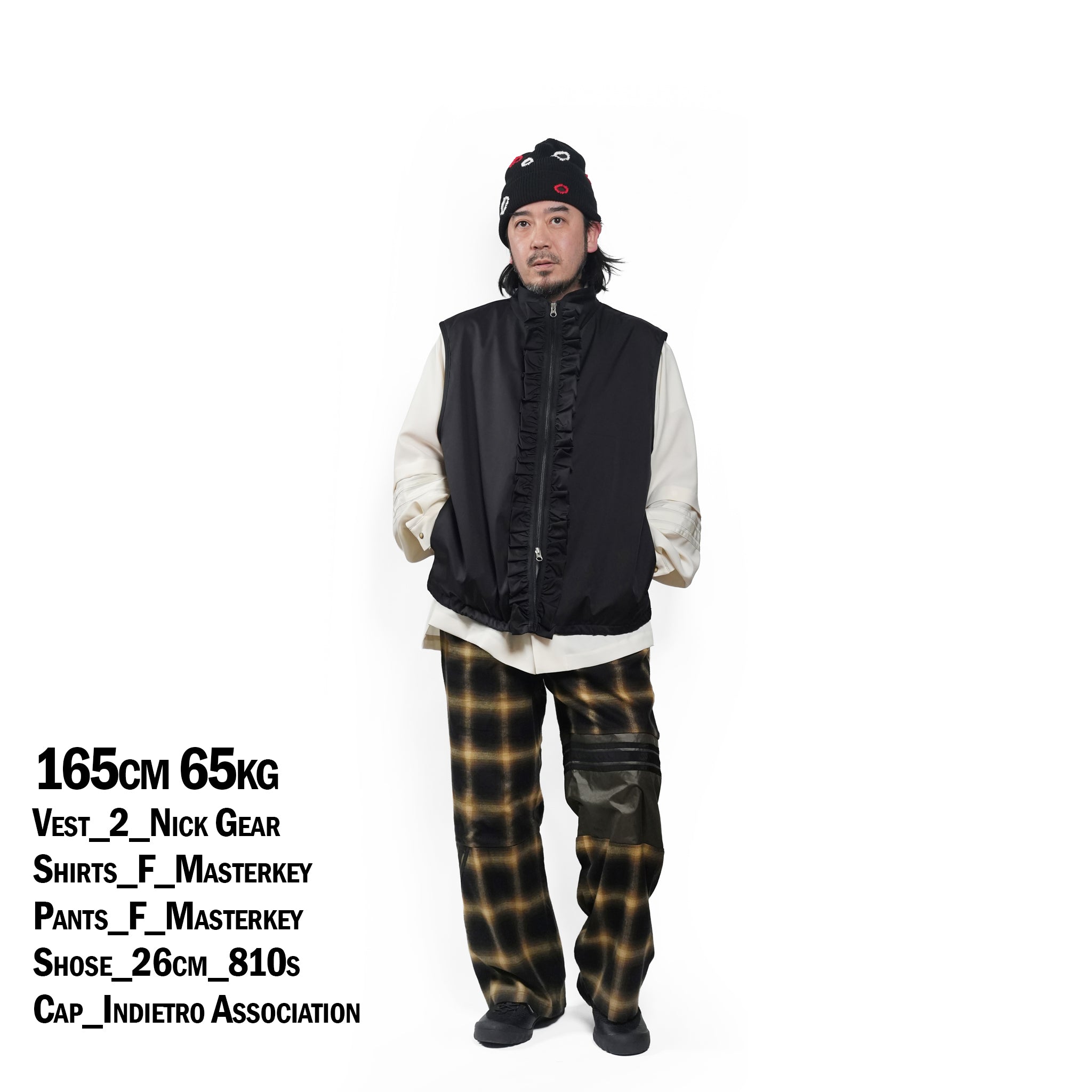Frill Vest – Black | NICK GEAR