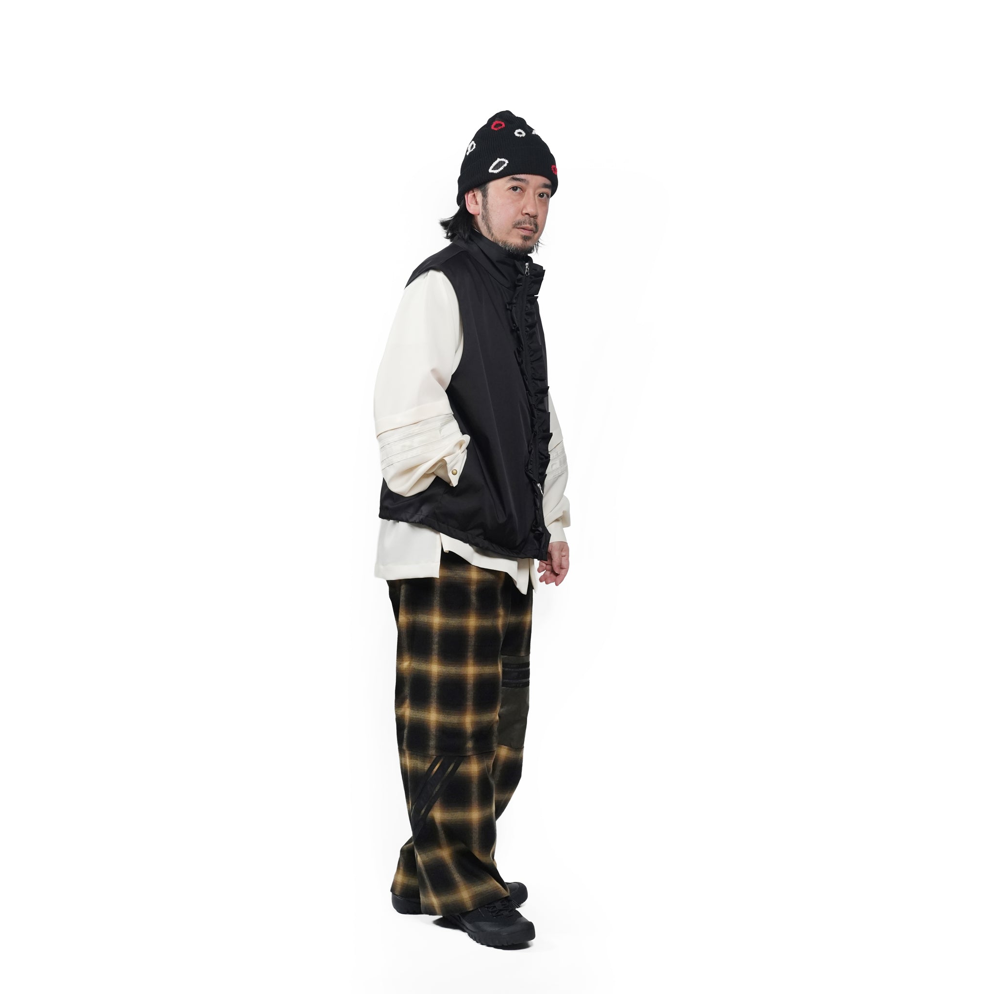Frill Vest – Black | NICK GEAR