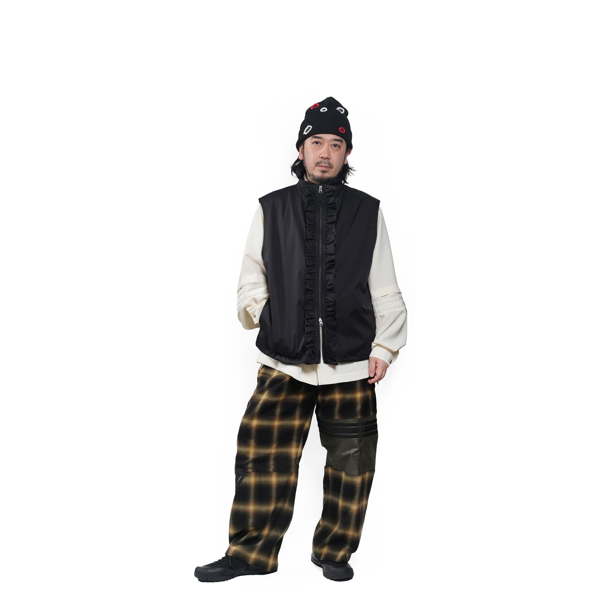 Frill Vest – Black | NICK GEAR