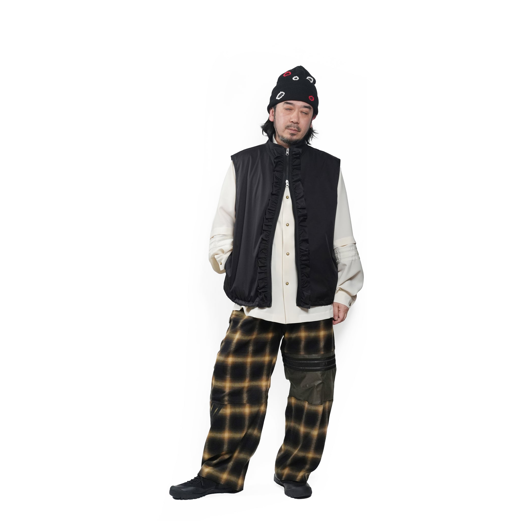 Frill Vest – Black | NICK GEAR