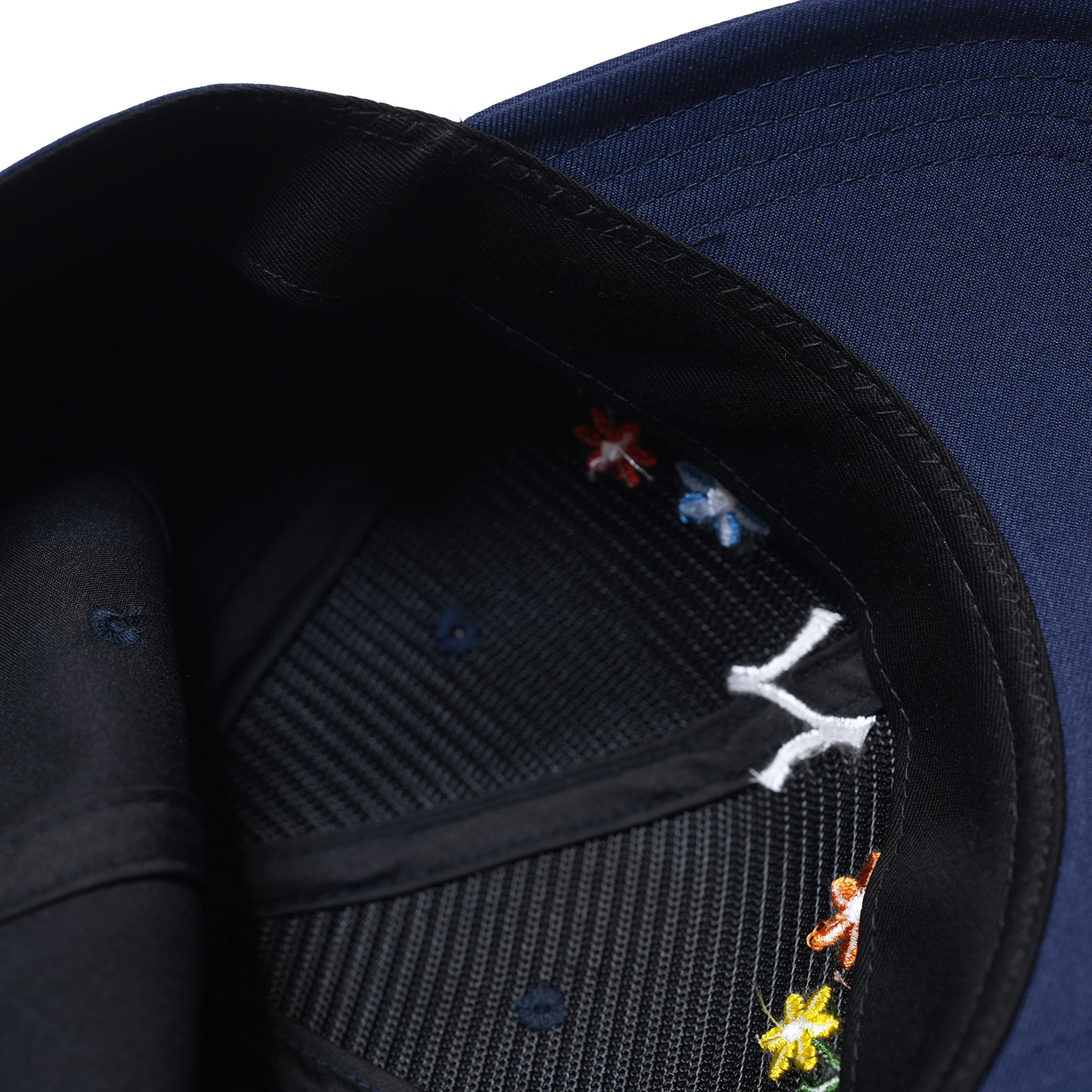 Mini Logo Flower Cap – Navy | NICK GEAR