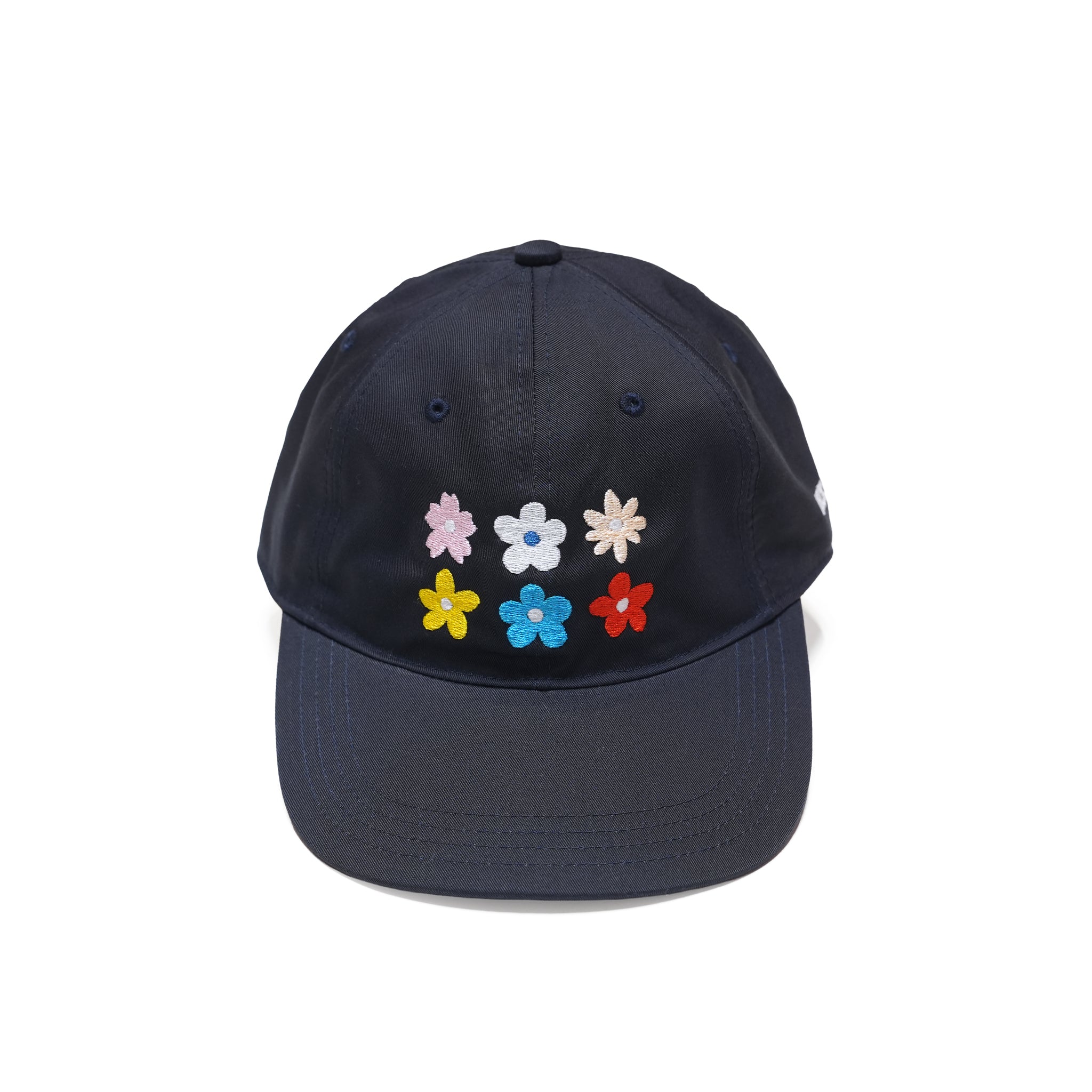 Line Flower Cap – Navy | No_26S-12_Navy | NICK GEAR