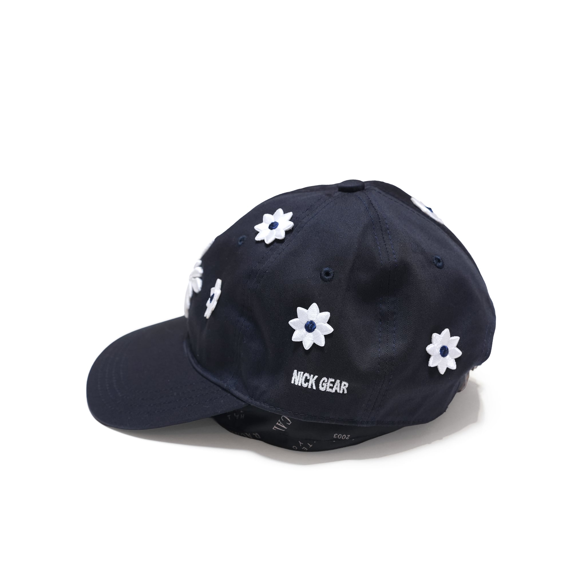 3D Flower Logo Cap – Navy | No_26S-11_Navy | NICK GEAR
