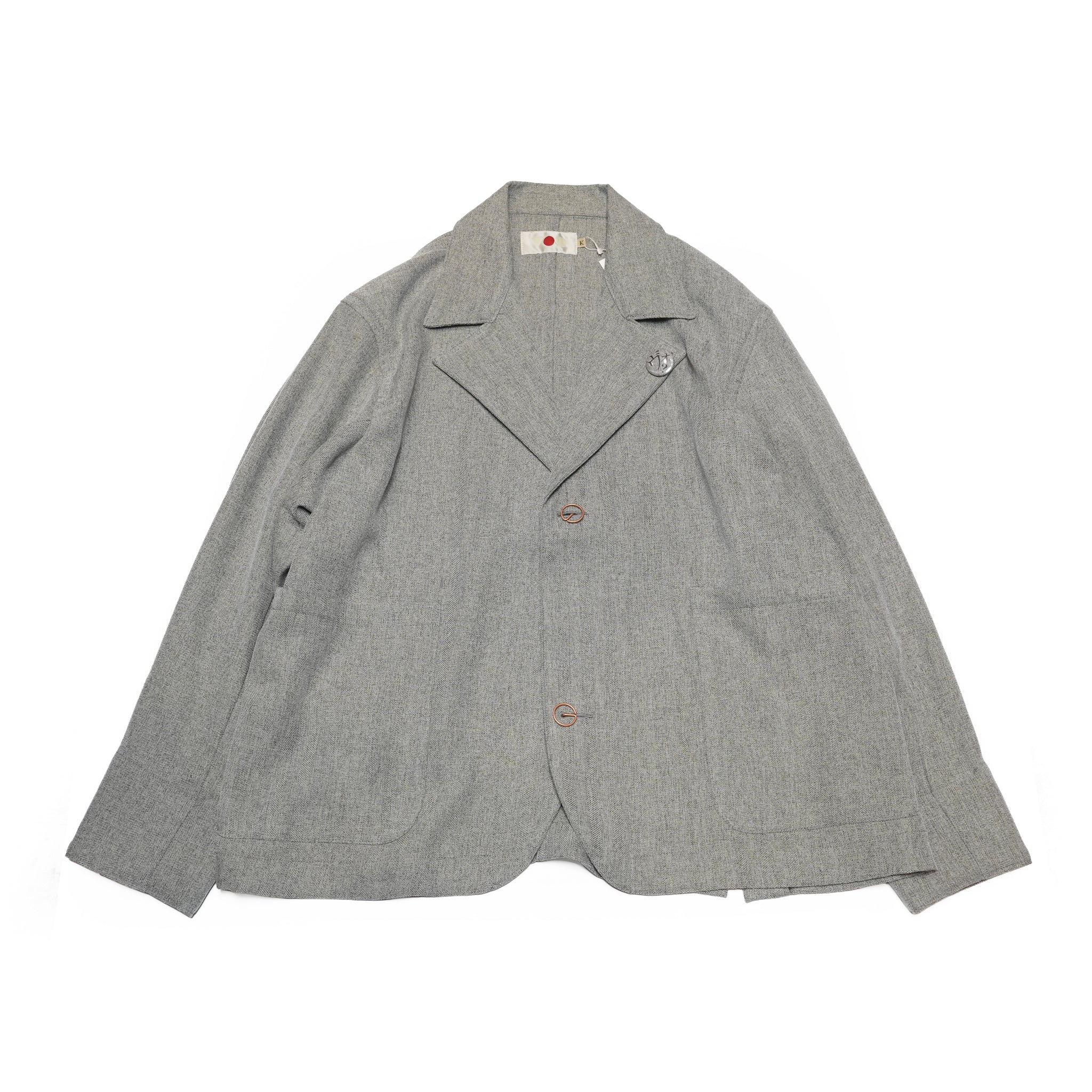 NO 2B JACKET | Color_Gray | No_VOO-1265_Gray【VOO_ヴォー】