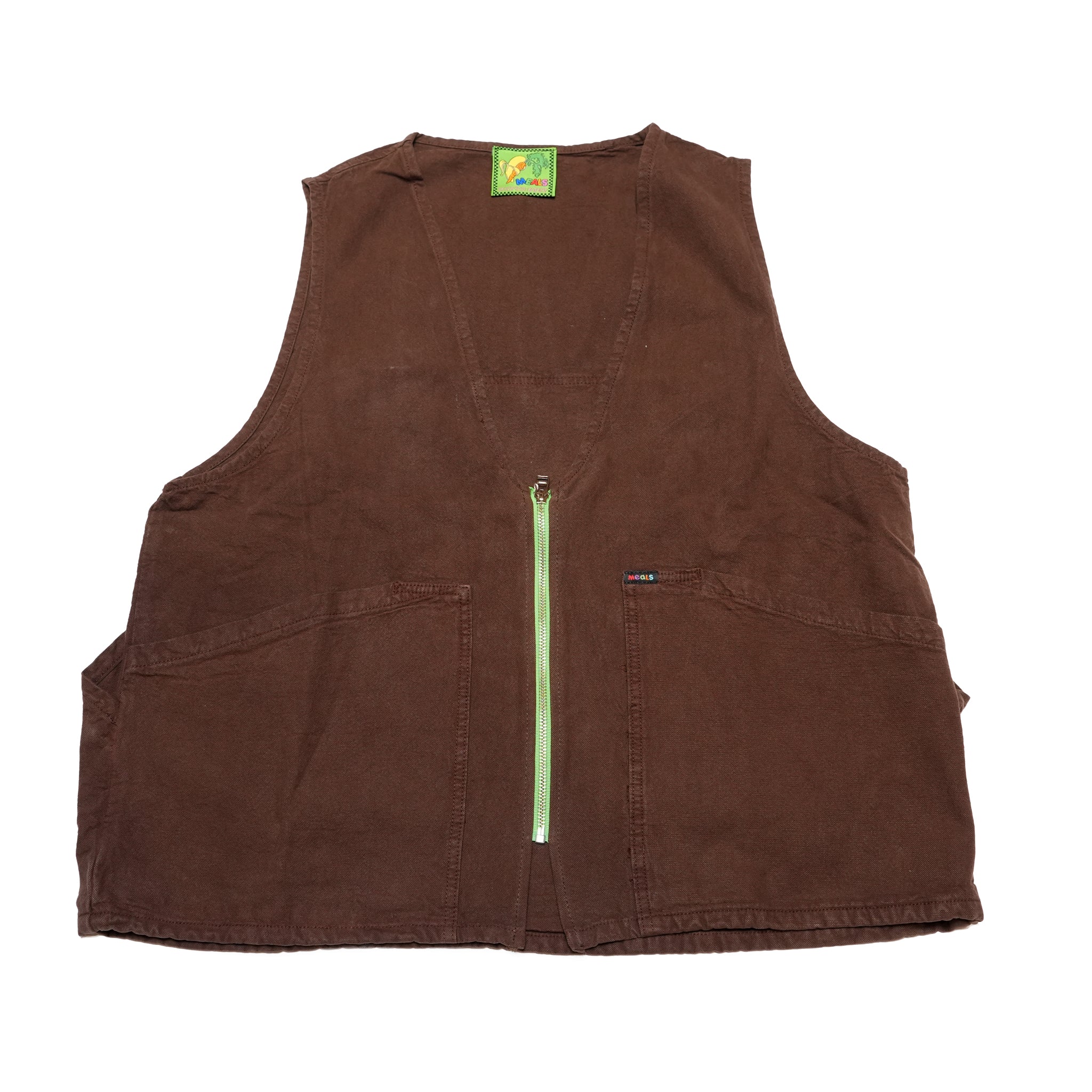 Chocolate Work Vest | Meals Clothing