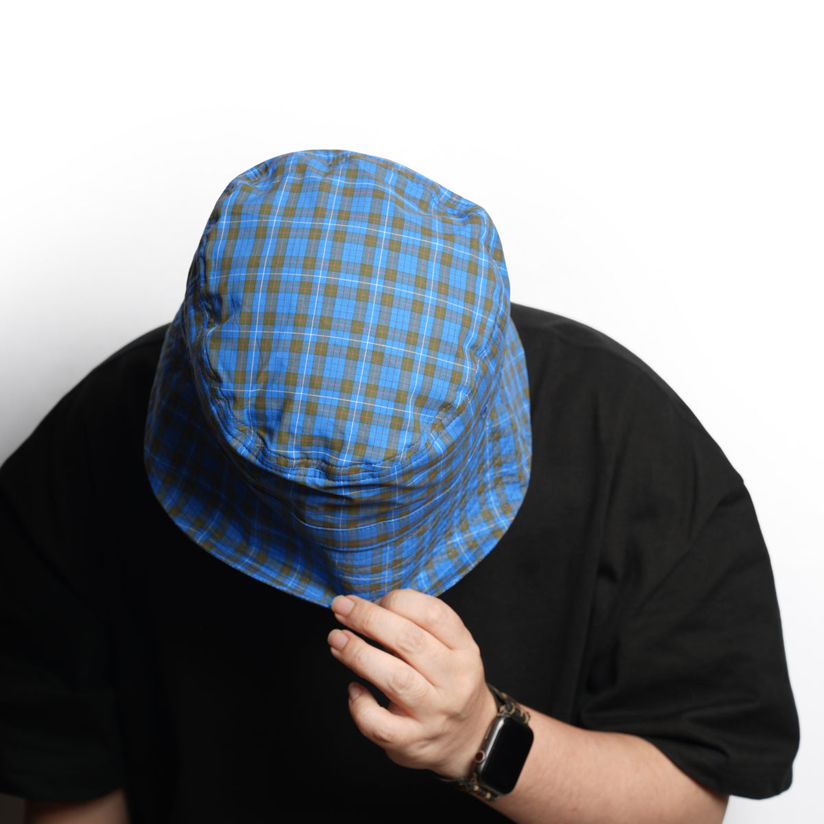 BUCKET HAT – Blue(Check) | SHARE THE FANTASY