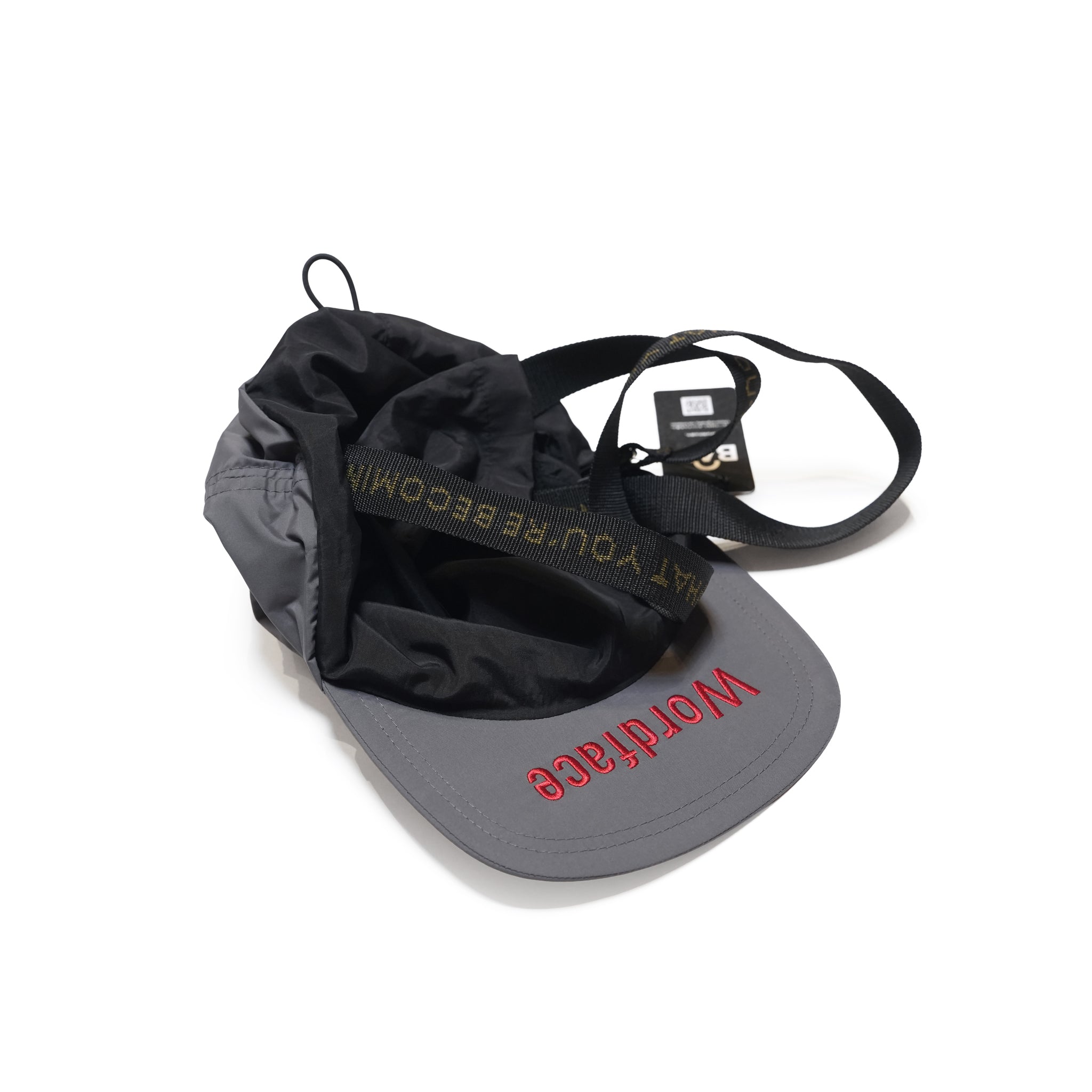 BAP / LOL LOL Wordface BagCap / Color_Gray - Bag : Black
