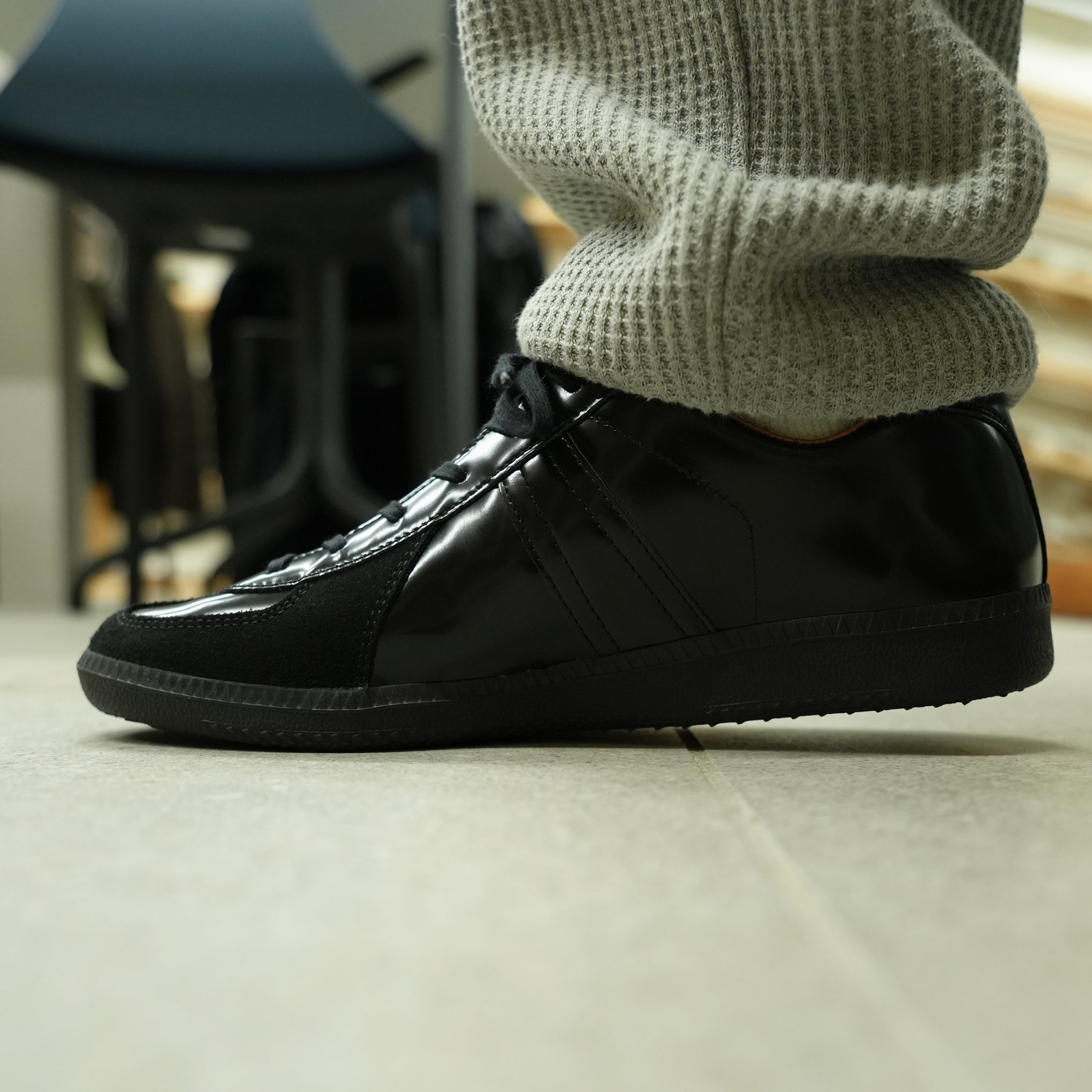 No:1700lux | Name:GERMAN MILITARY TRAINER | Color:Black【REPRODUCTION OF FOUND_リプロダクションオブファウンド】