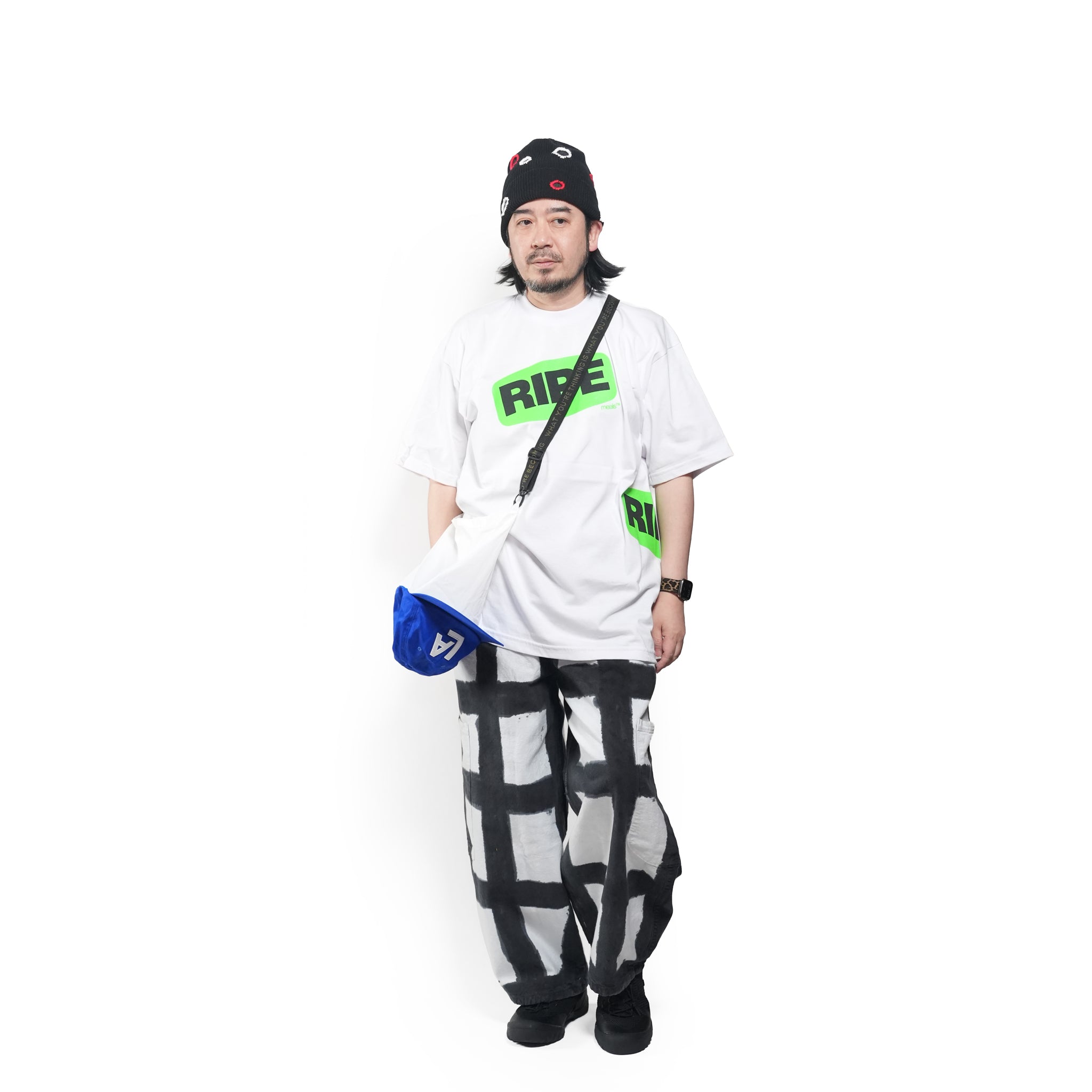 BAP / LOS ANGELS Baseball BagCap / Color_R.Blue - Bag : White