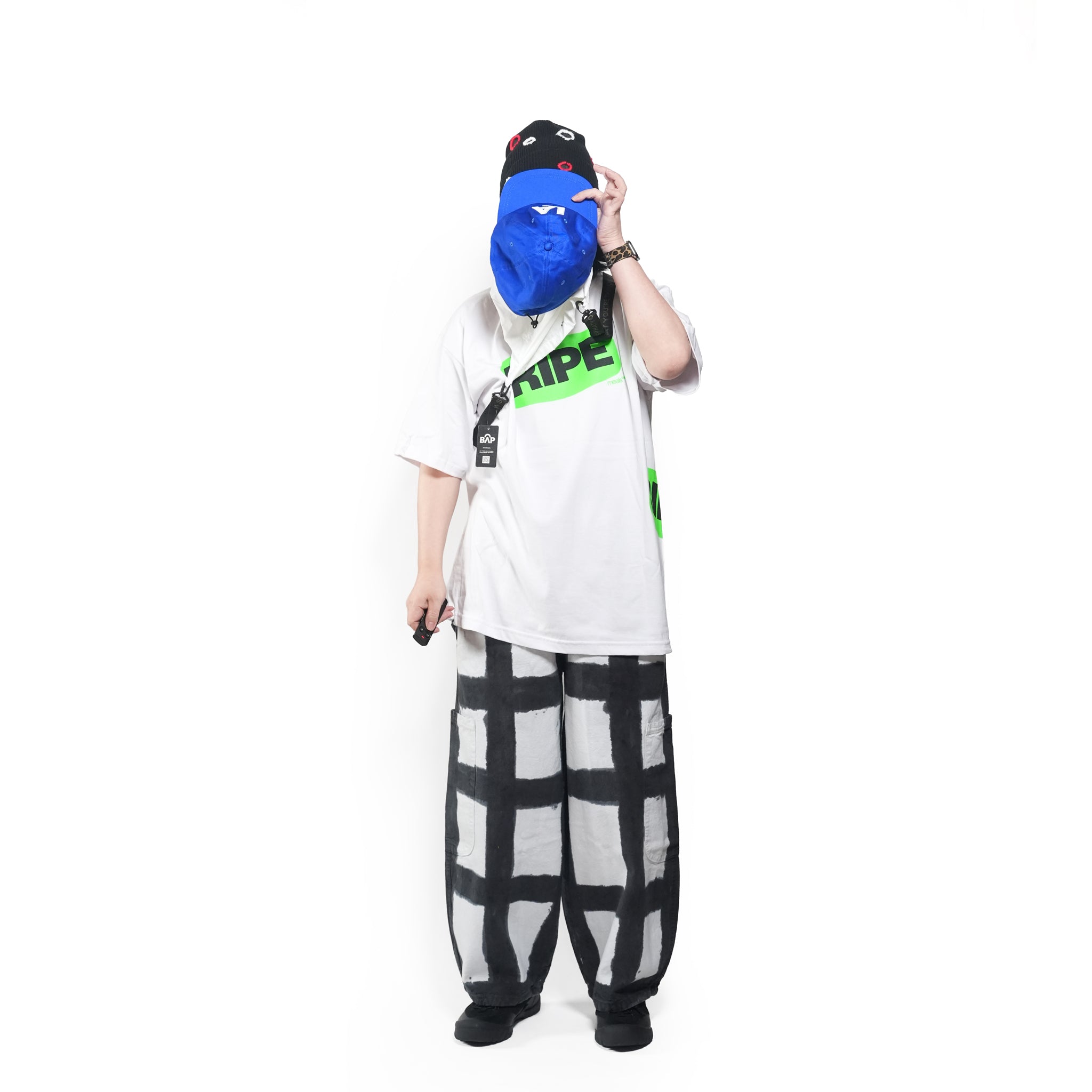 BAP / LOS ANGELS Baseball BagCap / Color_R.Blue - Bag : White