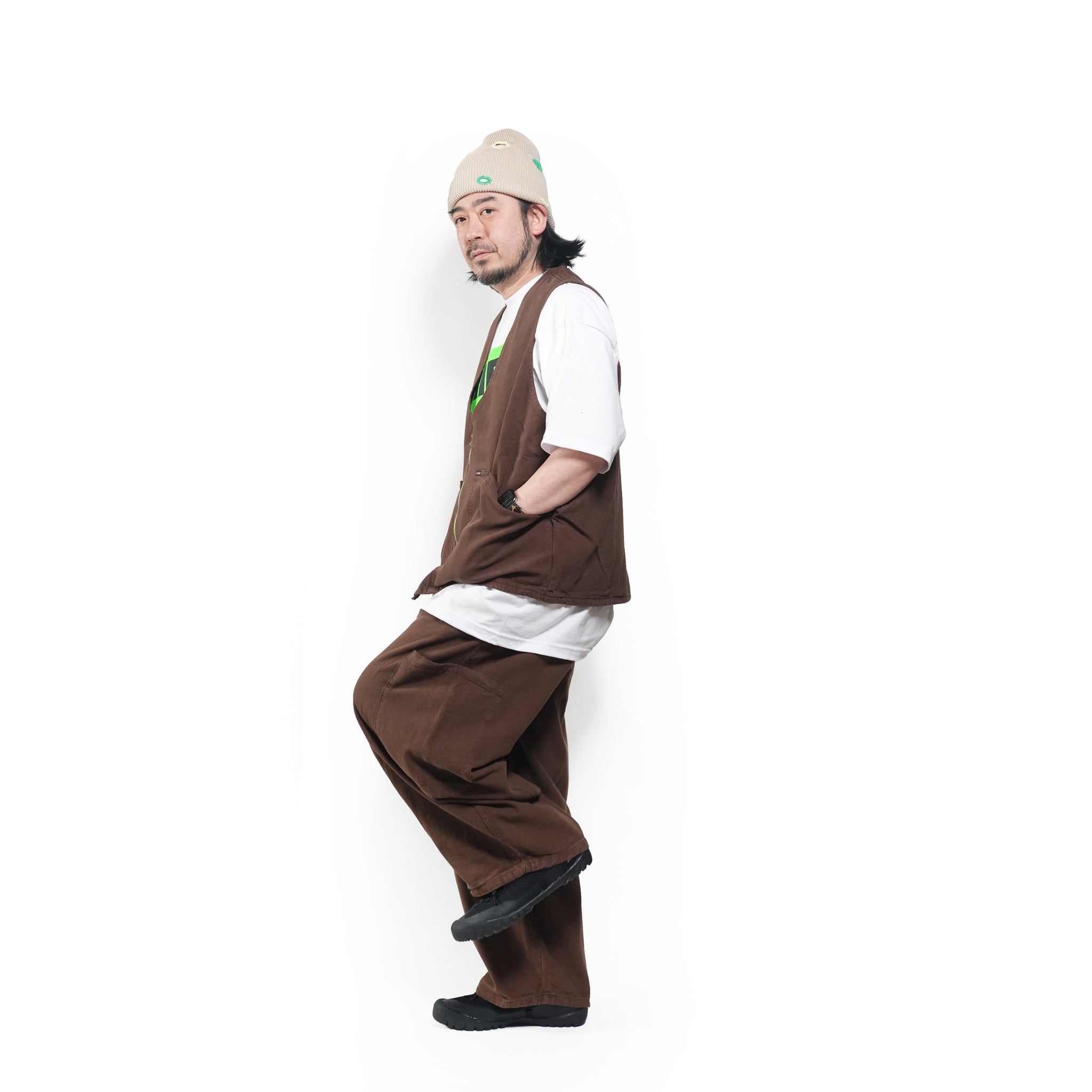 Chocolate Work Vest | Meals Clothing