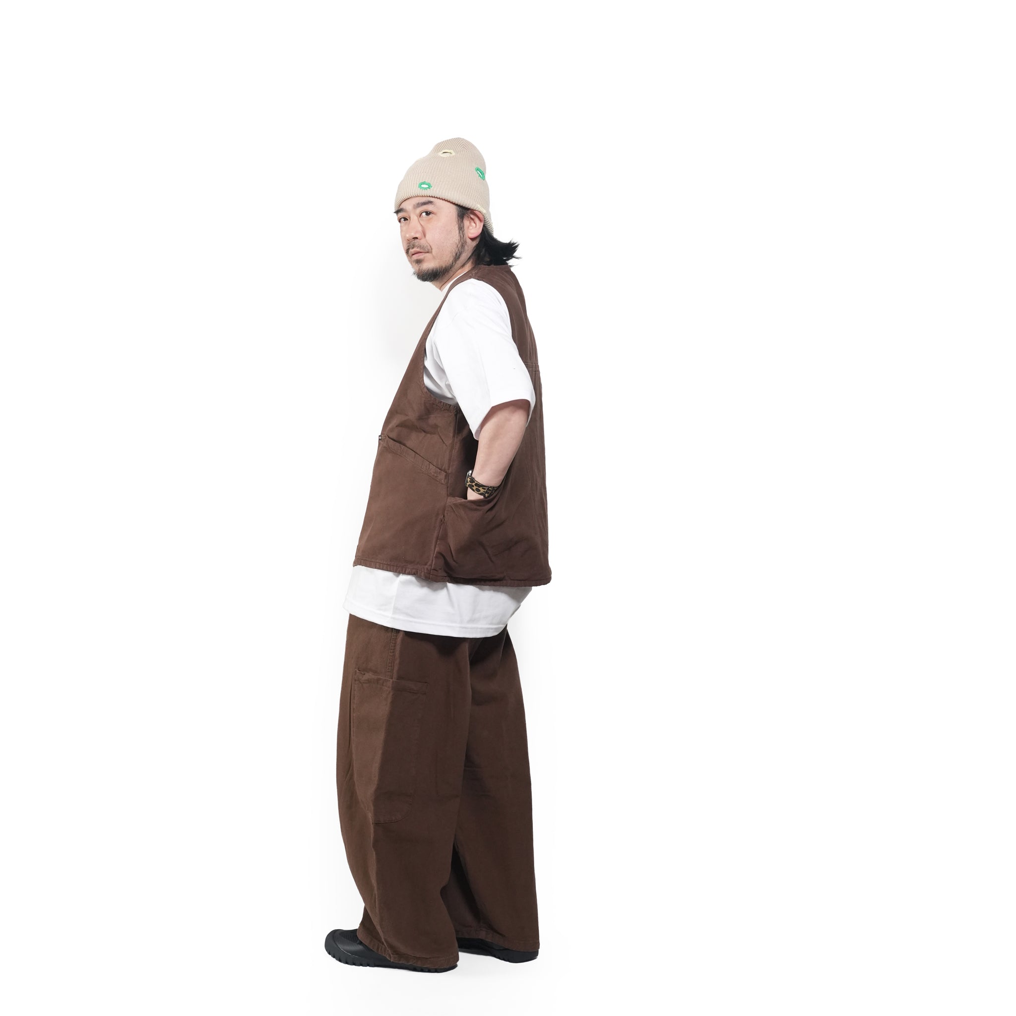 Chocolate Work Vest | Meals Clothing