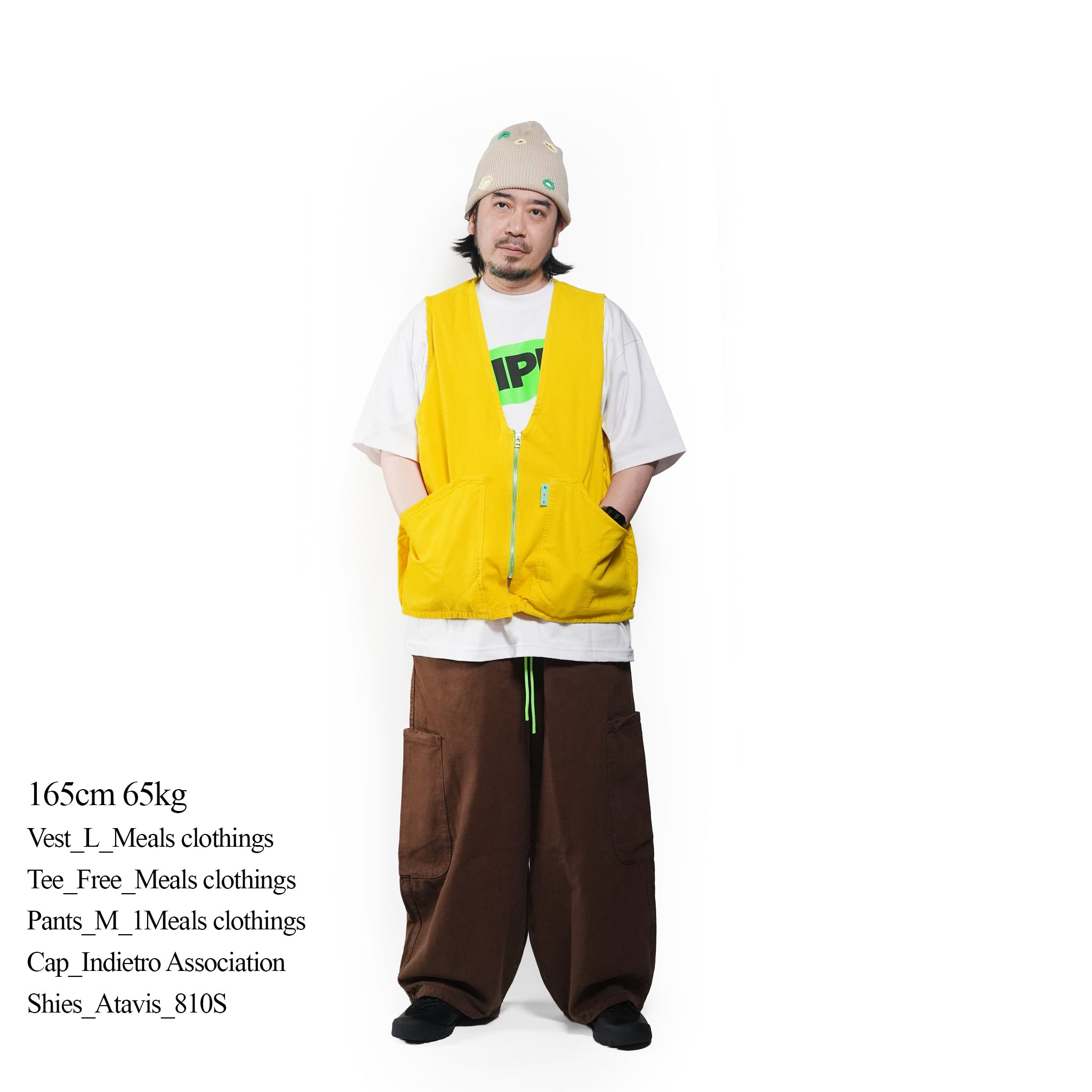 Lemon Work Vest | Meals Clothing