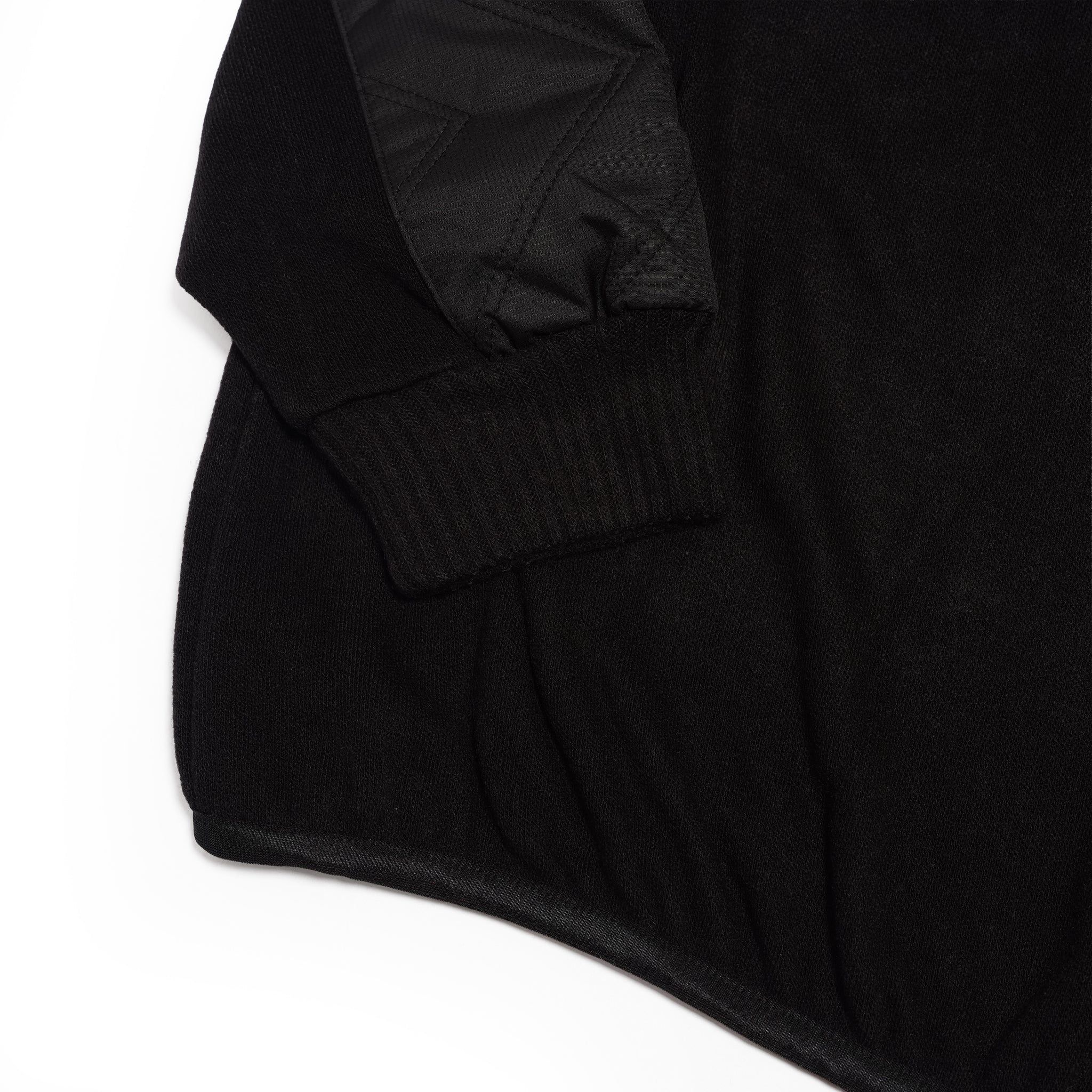 Quilt Patch Pulover – Black | BEDSIDEDRAMA