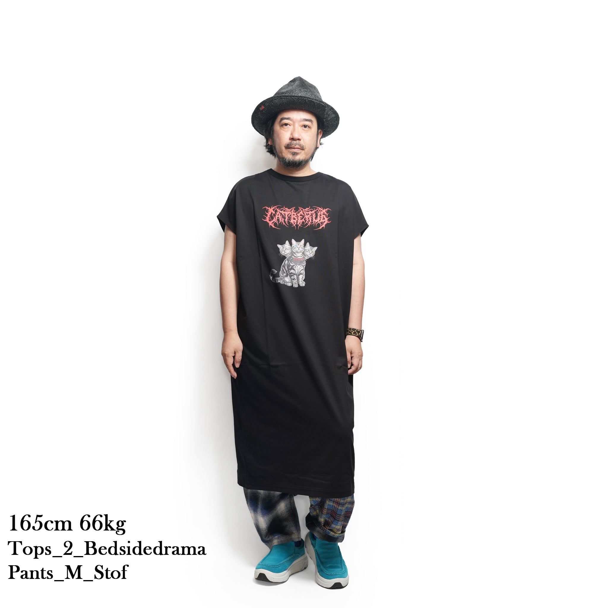 CATBERUS Dress Tee – Black | BEDSIDEDRAMA