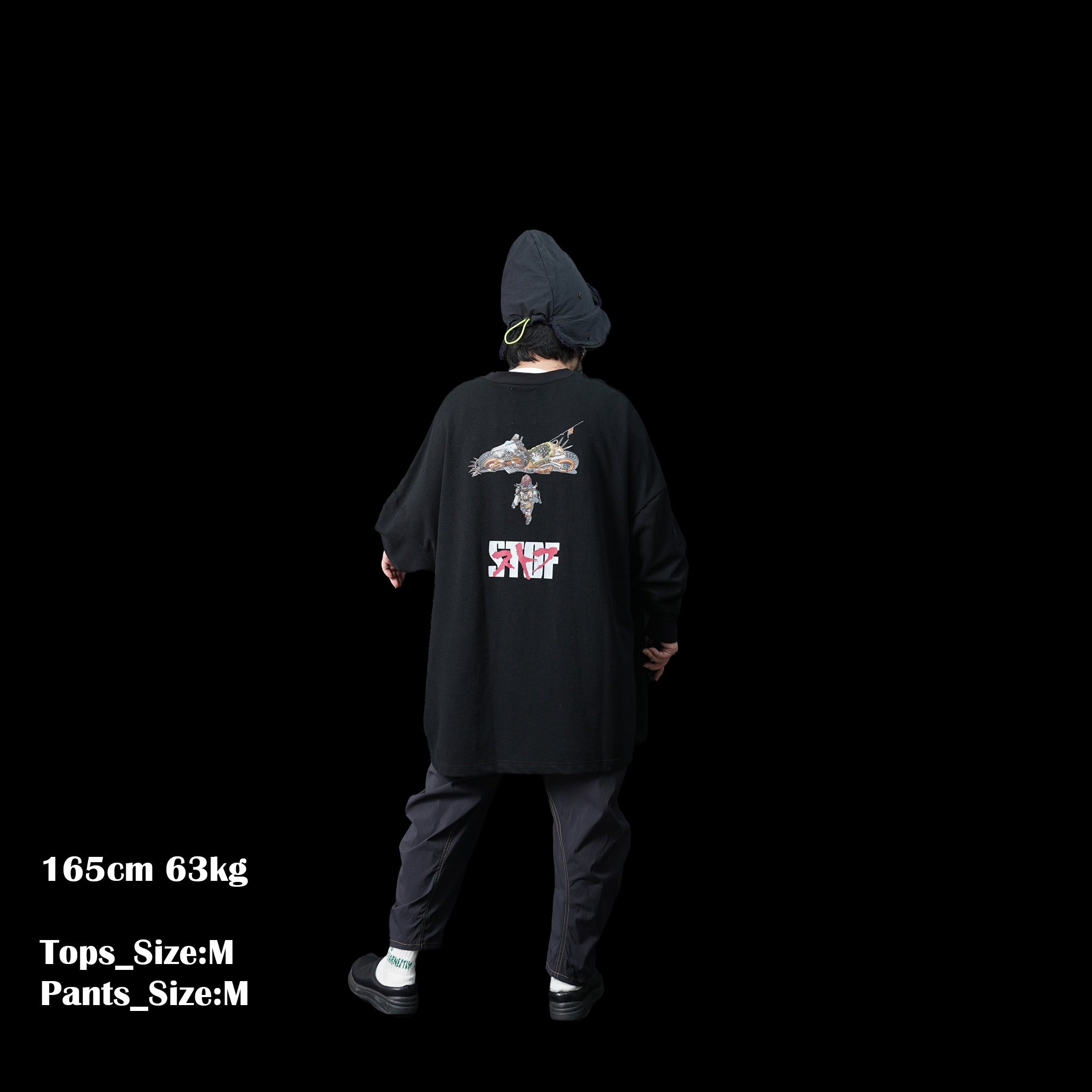 No:SF23AW-26A | Name:Back Pages Relax Pulover | Color:Black【STOF_ストフ】