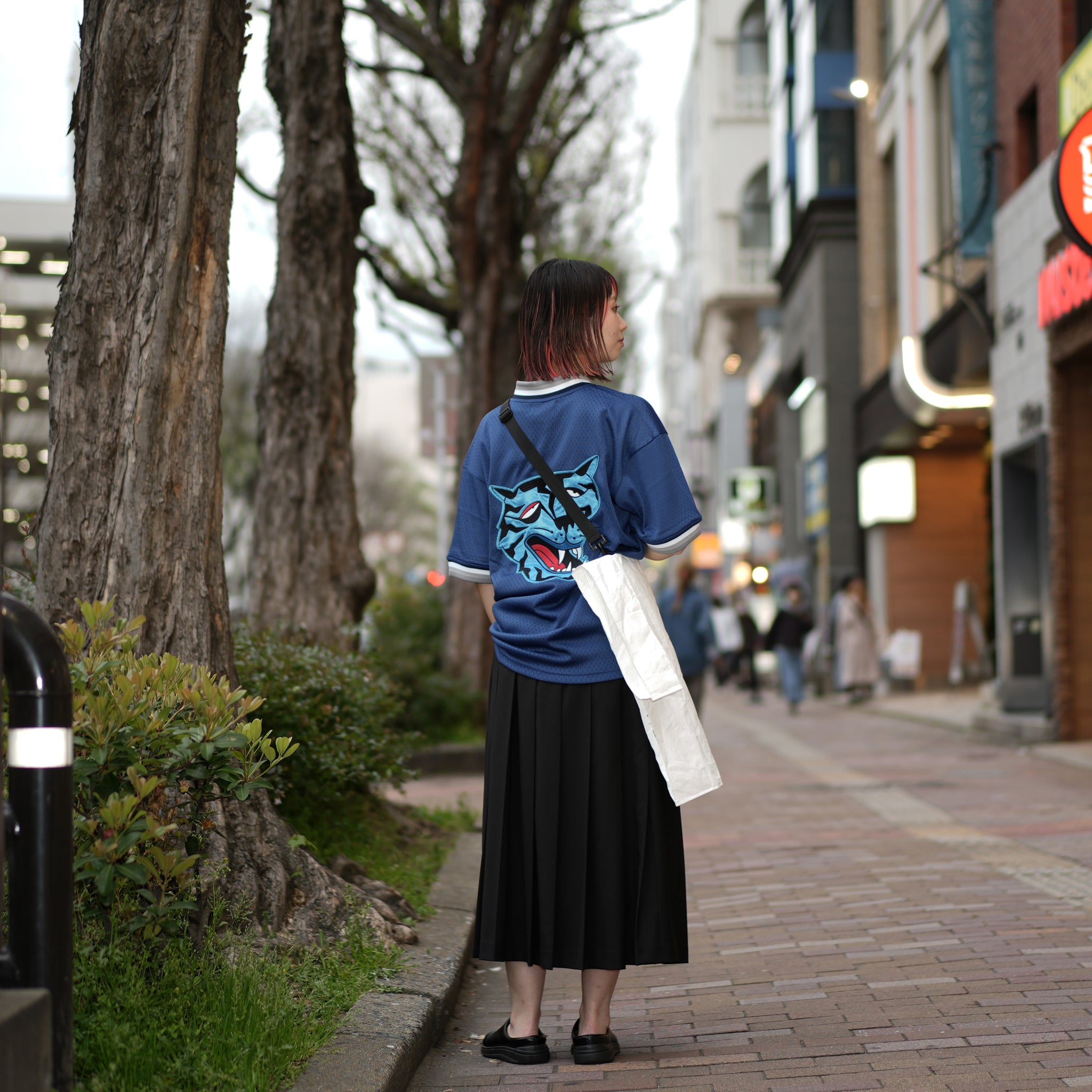 No:TS00131 | Name:ROUNDERS MESH BASEBALL JERSEY | Color:Navy【TIRED_タイレッド】
