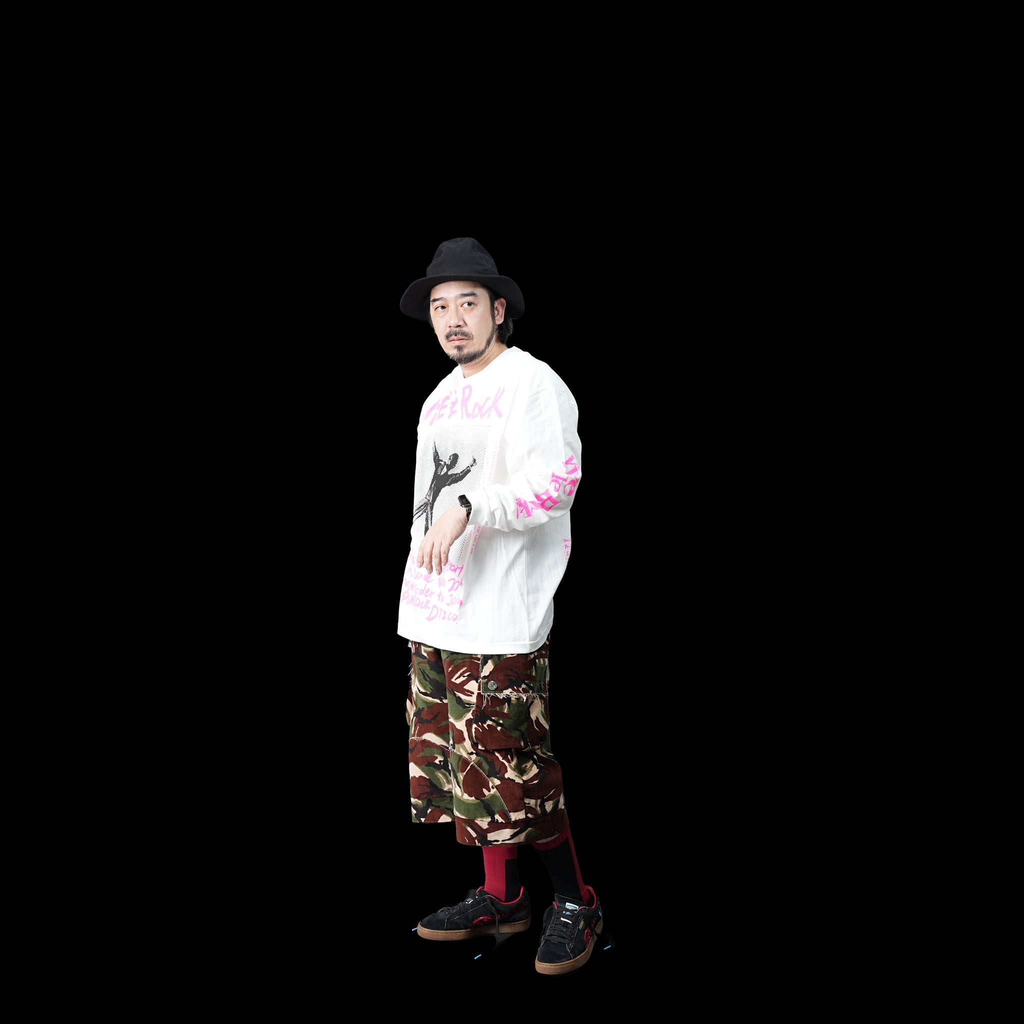 No:OinT-PT02 | Name:PEACE wide pants | Color:Camo【OinT_オーインティー】