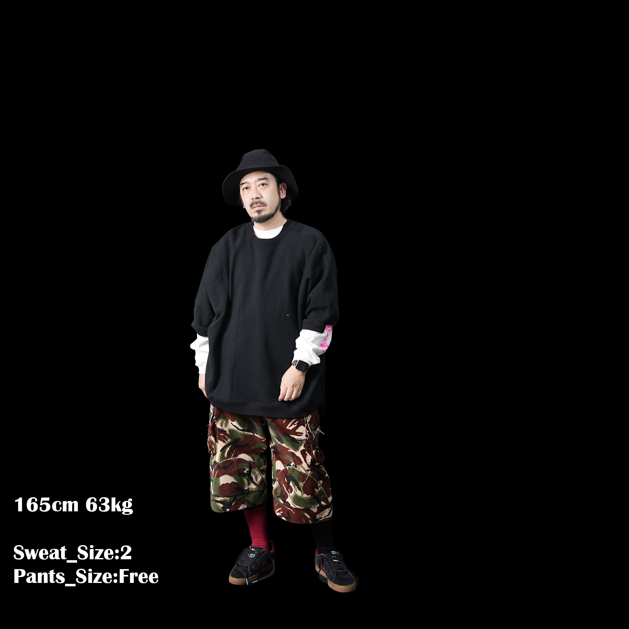 OinT-PT02 | PEACE wide pants – Camo【OinT_オーインティー】