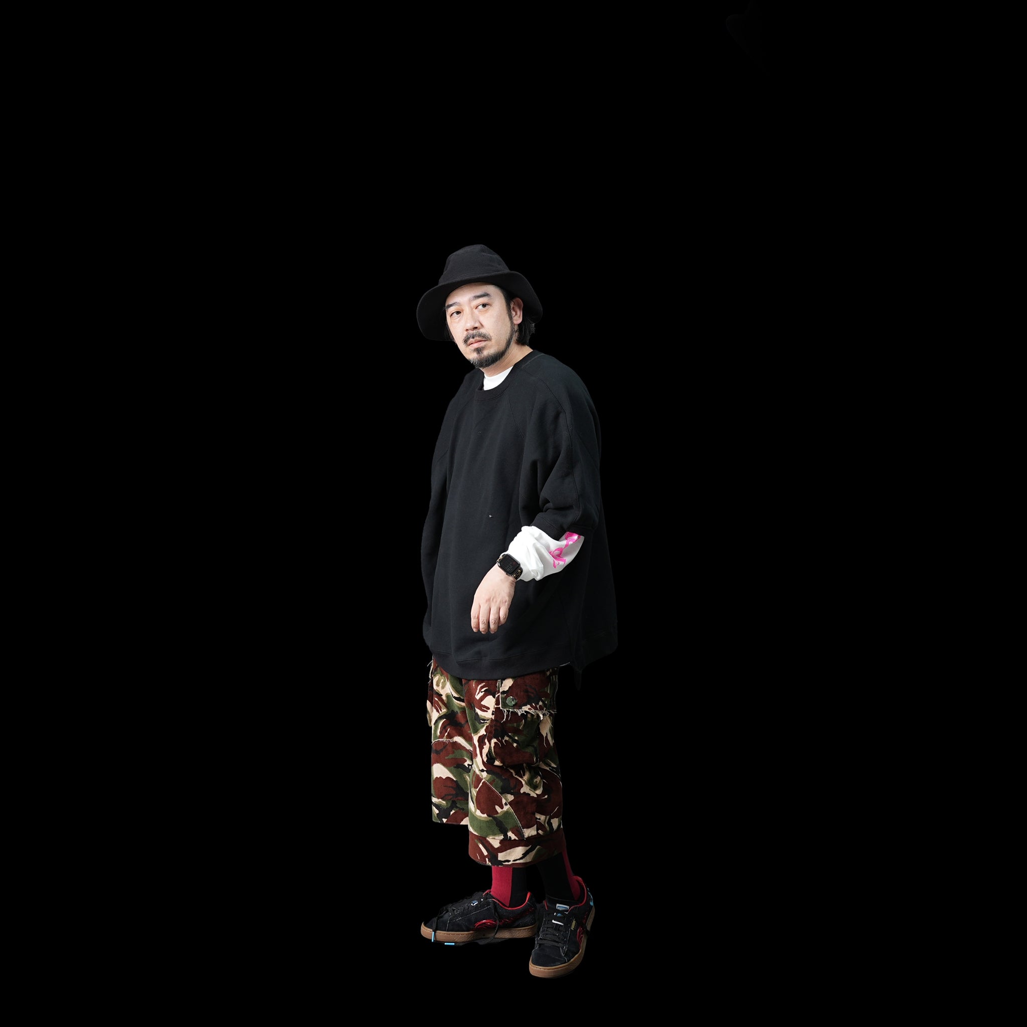 OinT-PT02 | PEACE wide pants – Camo【OinT_オーインティー】