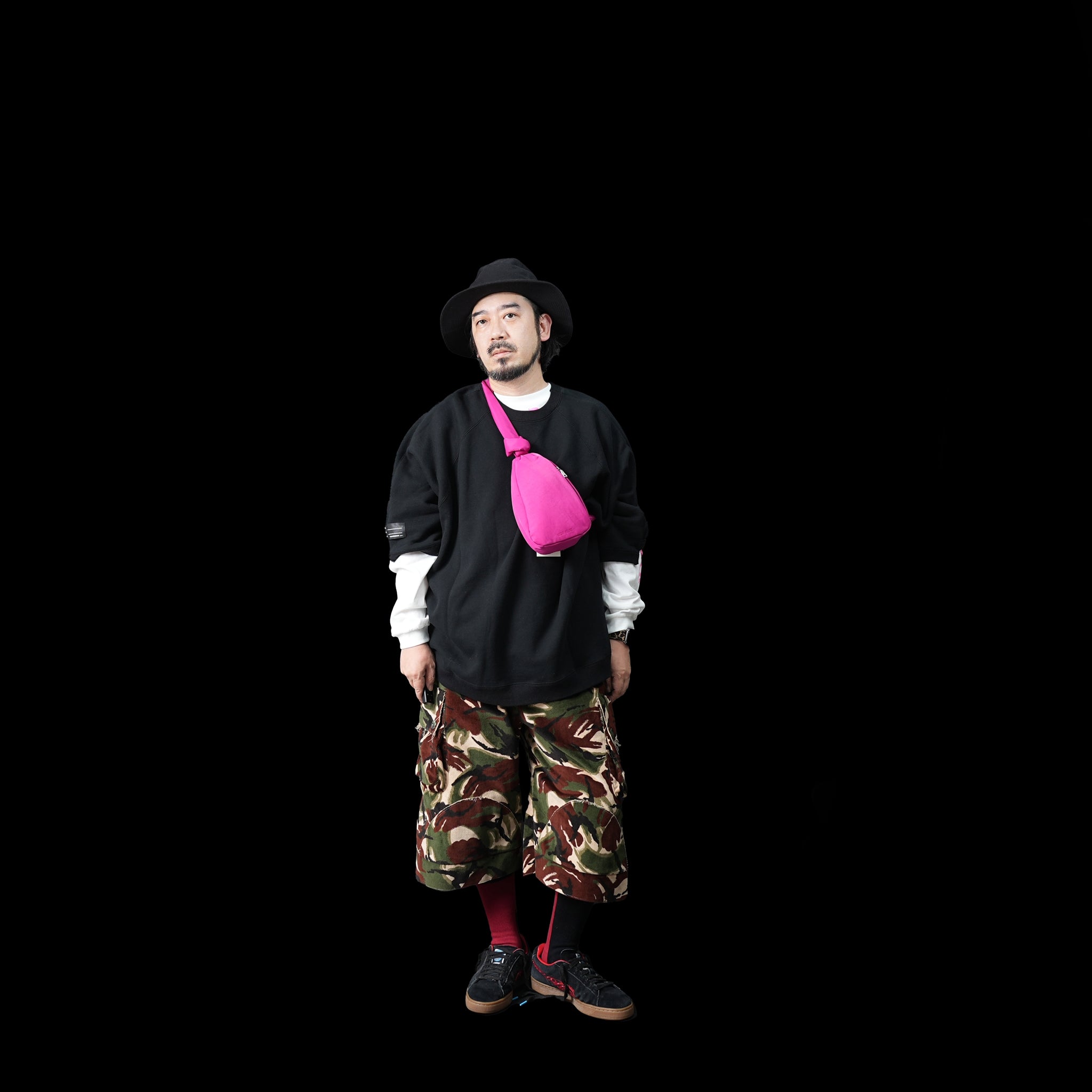 No:OinT-PT02 | Name:PEACE wide pants | Color:Camo【OinT_オーインティー】