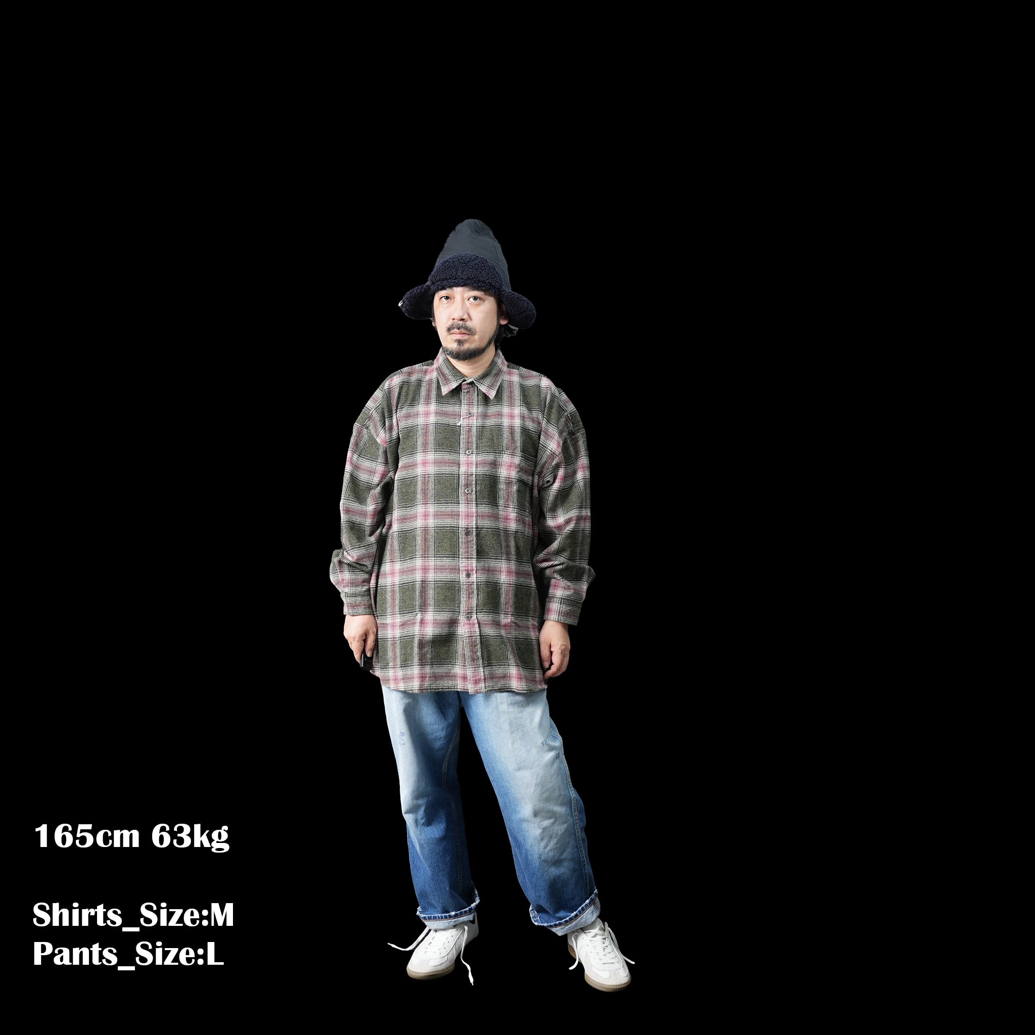 No:2023aw-RGW-01 | Name:REGULAR WIDE SHIRT-AMERANGE CHECK | Color:Yellow/Blue/Red【CATTA_カッタ】