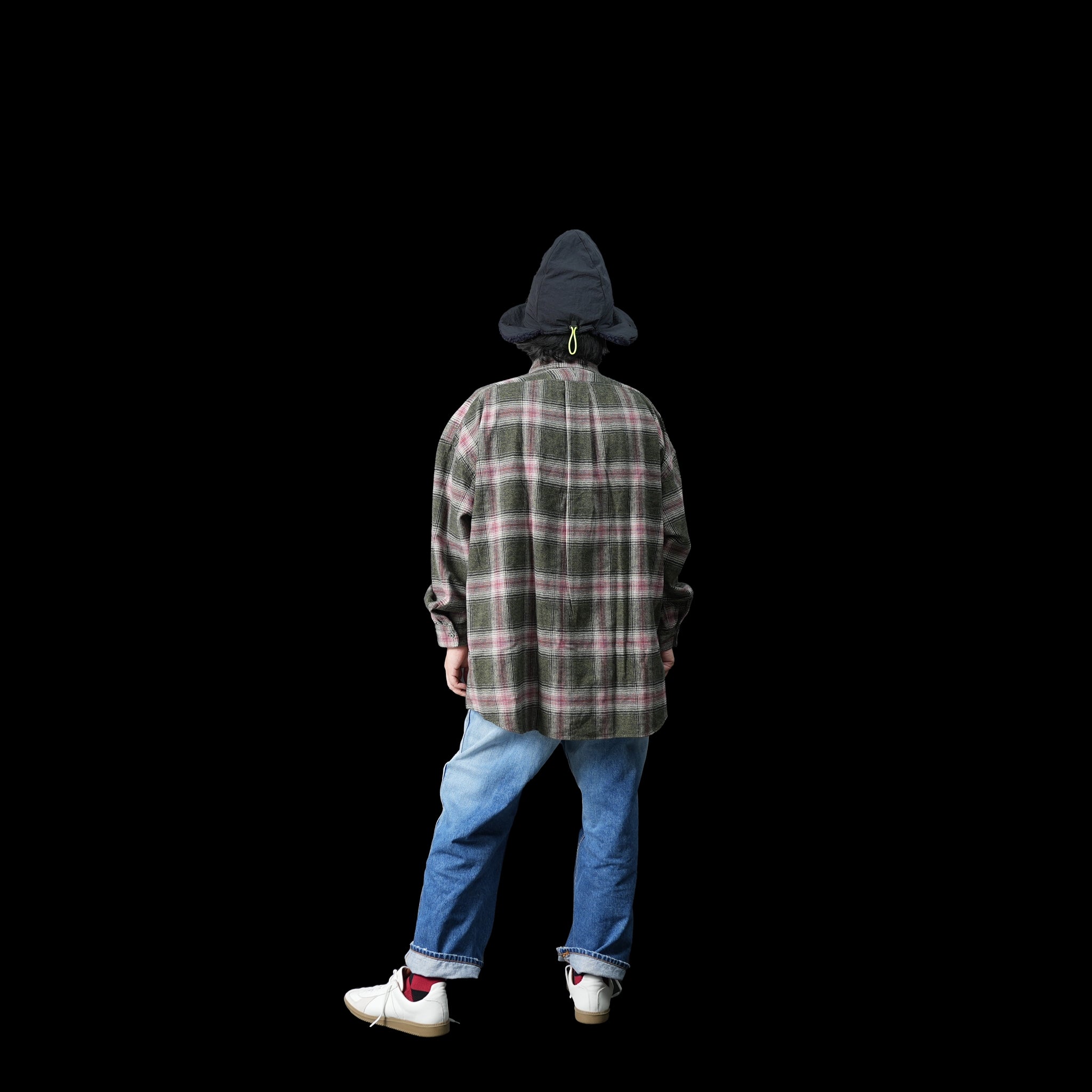 No:2023aw-RGW-01 | Name:REGULAR WIDE SHIRT-AMERANGE CHECK | Color:Yellow/Blue/Red【CATTA_カッタ】