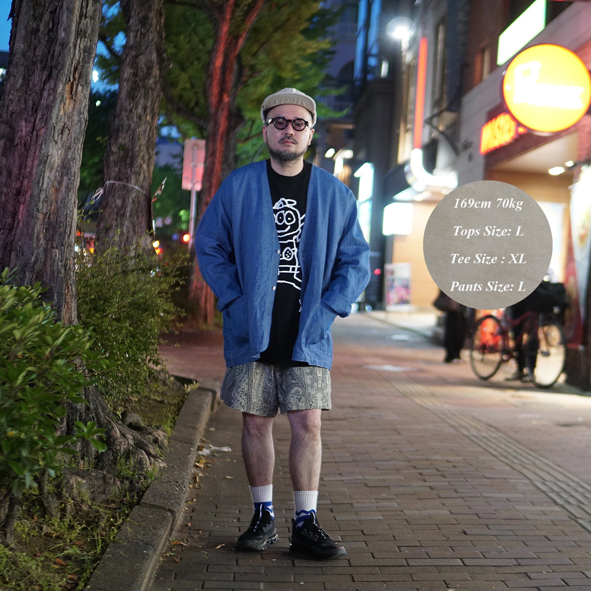 No:M31351-1 | Name:Easy Baggy Shorts w/ Quick Release Buckle | Color:Betro Paisley Grey【MONITALY_モニタリー】