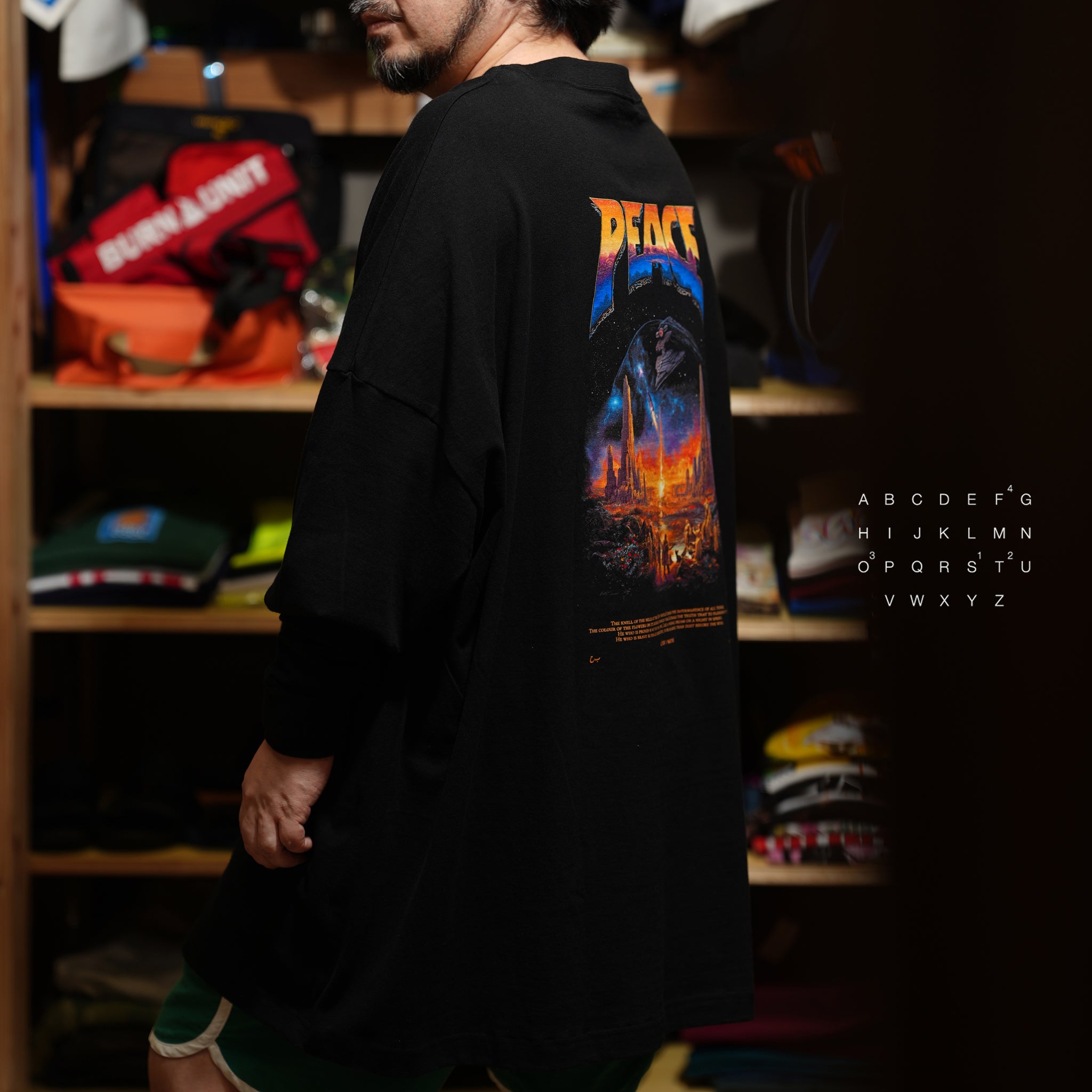 PEACE MAKER L/S Tee – Black | STOF