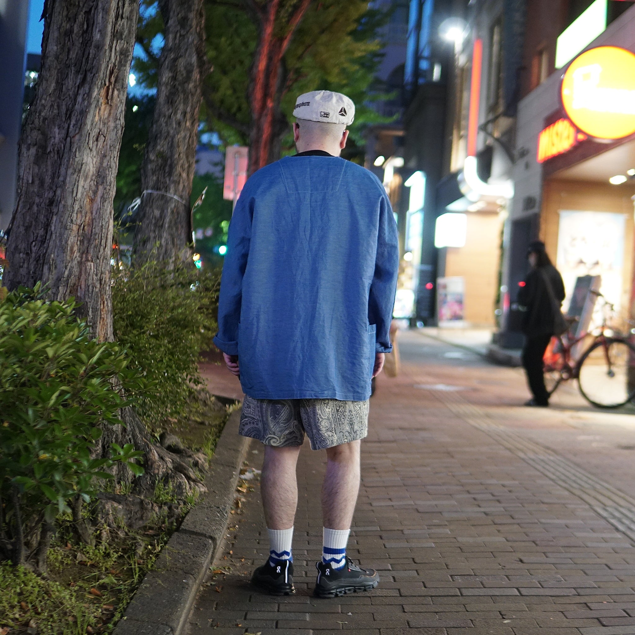 No:M31351-1 | Name:Easy Baggy Shorts w/ Quick Release Buckle | Color:Betro Paisley Grey【MONITALY_モニタリー】