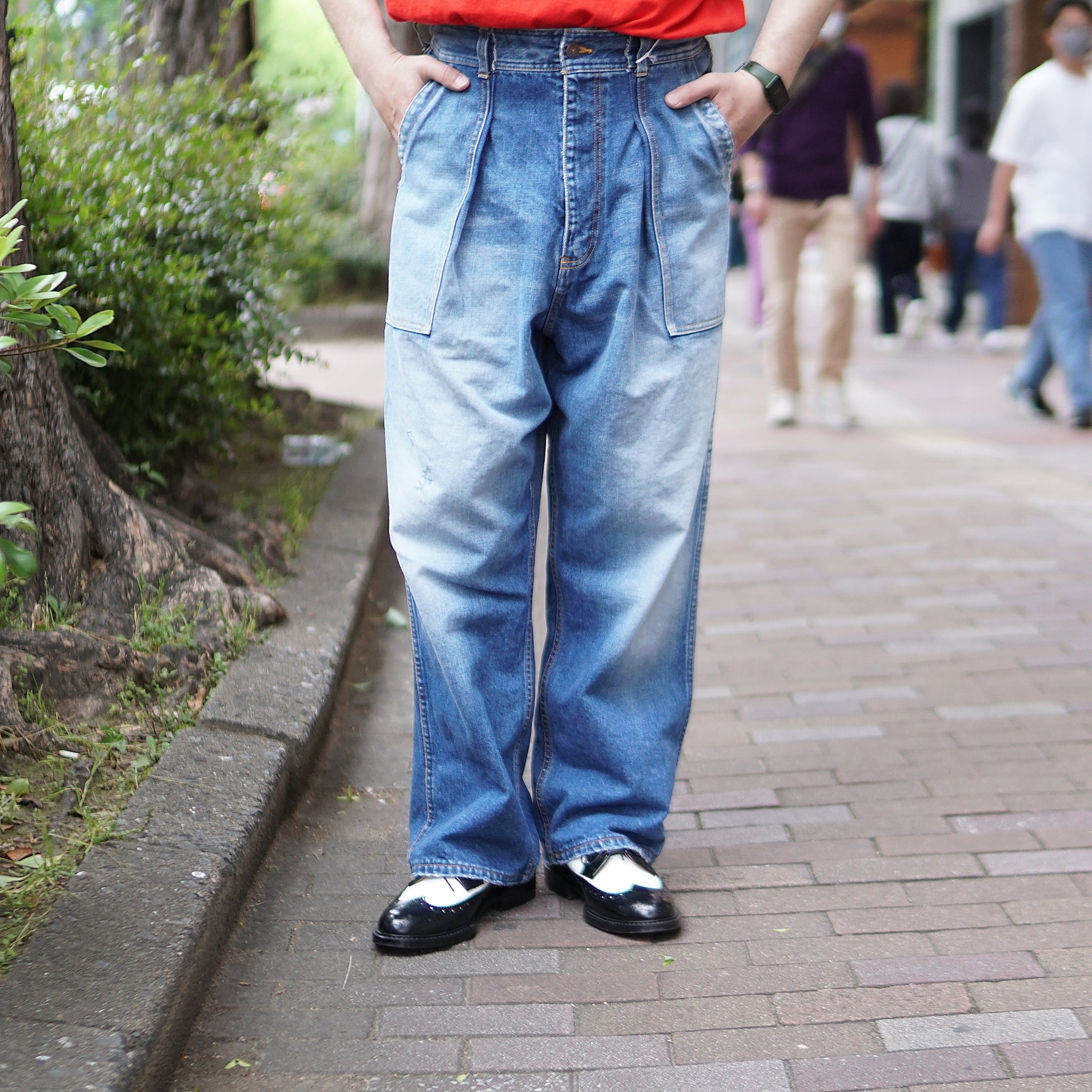 No:23#05373-3110 | Name:BUSH SCOUT DENIM-DAMAGE | Color:デニム【MINAMI ANDERSON_ミナミアンダーソン】【archive】