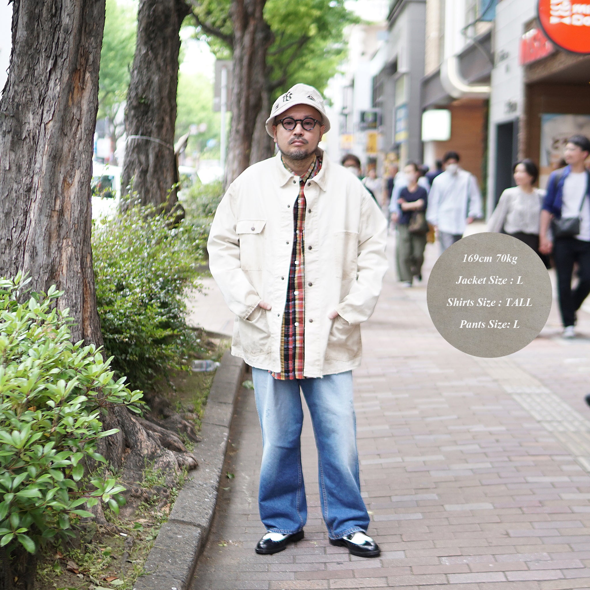 No:23#05373-3110 | Name:BUSH SCOUT DENIM-DAMAGE | Color:デニム【MINAMI ANDERSON_ミナミアンダーソン】